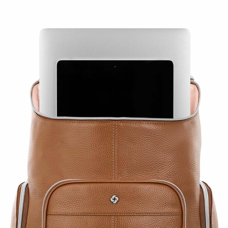 Samsonite Backpacks Samsonite Mobile Solution 2 Leather Deluxe Backpack