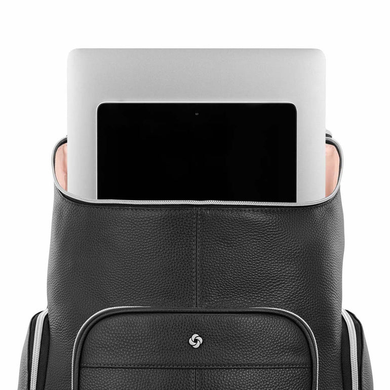 Samsonite Backpacks Samsonite Mobile Solution 2 Leather Deluxe Backpack