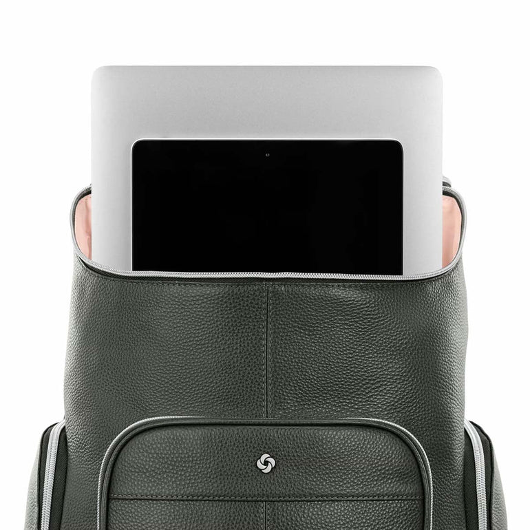 Samsonite Backpacks Samsonite Mobile Solution 2 Leather Deluxe Backpack