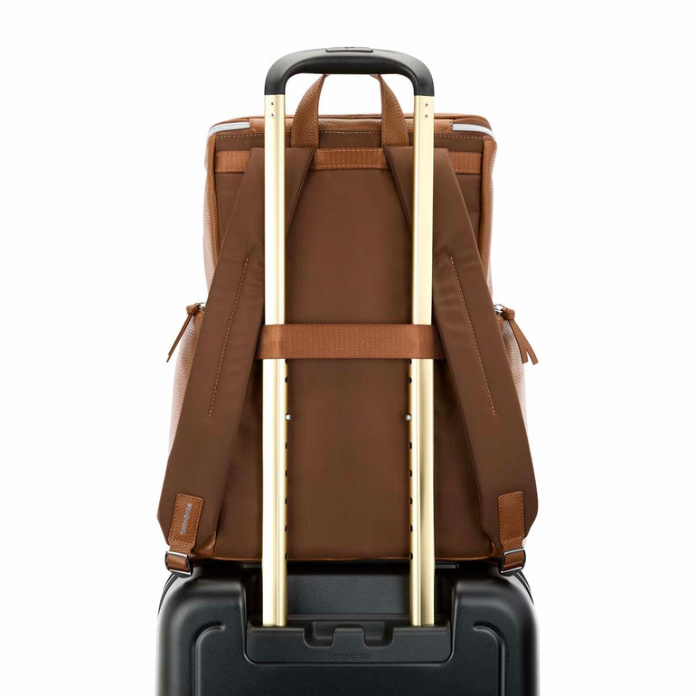 Samsonite Backpacks Samsonite Mobile Solution 2 Leather Deluxe Backpack