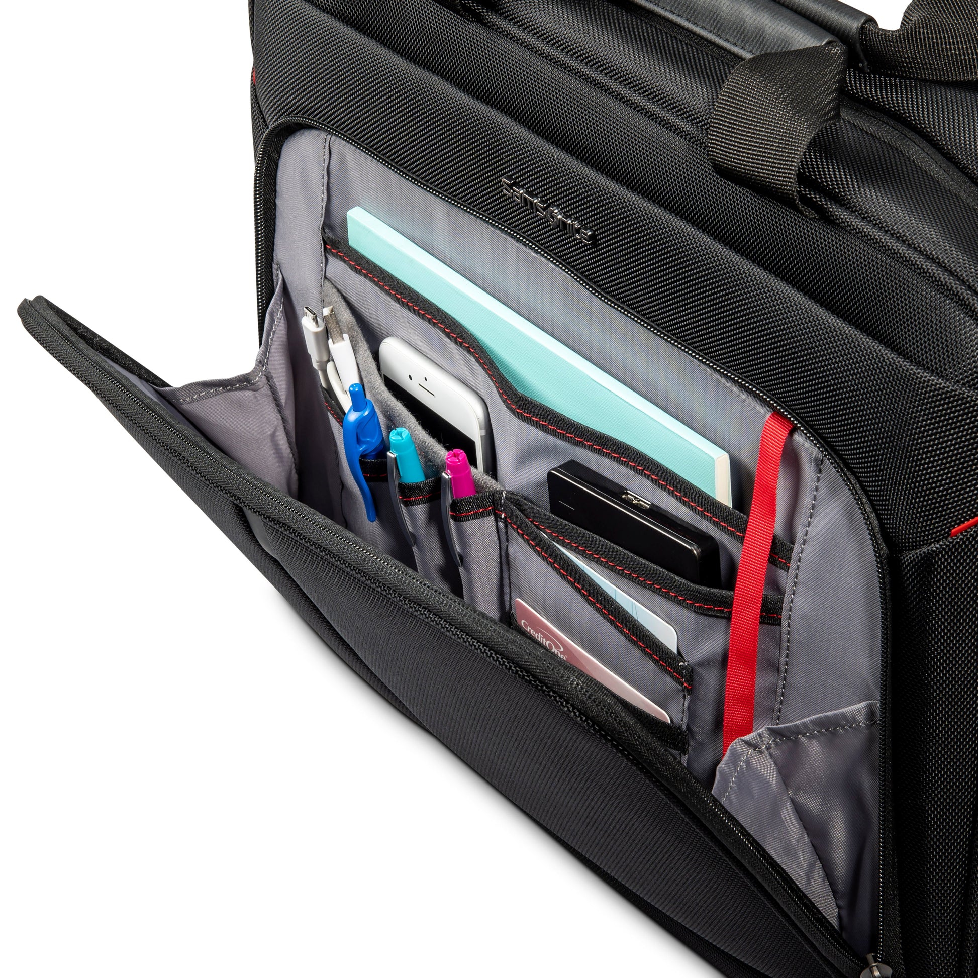 Samsonite Briefcases Black Samsonite Xenon 4.0 Slim Brief 15.6"