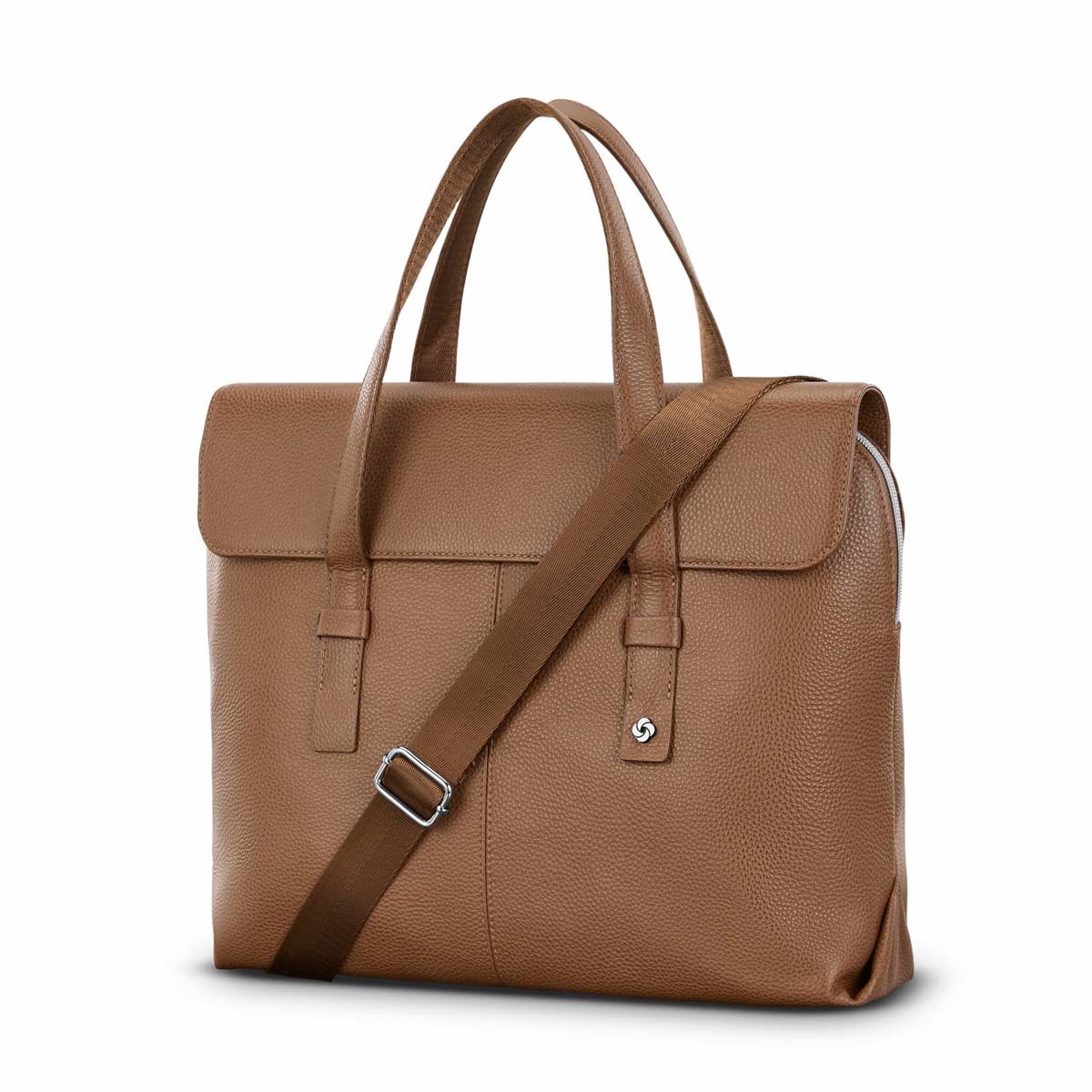 Samsonite Briefcases Cognac Samsonite Mobile Solution 2 Leather Convertible Brief
