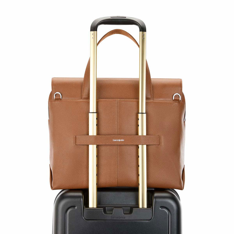Samsonite Briefcases Samsonite Mobile Solution 2 Leather Convertible Brief