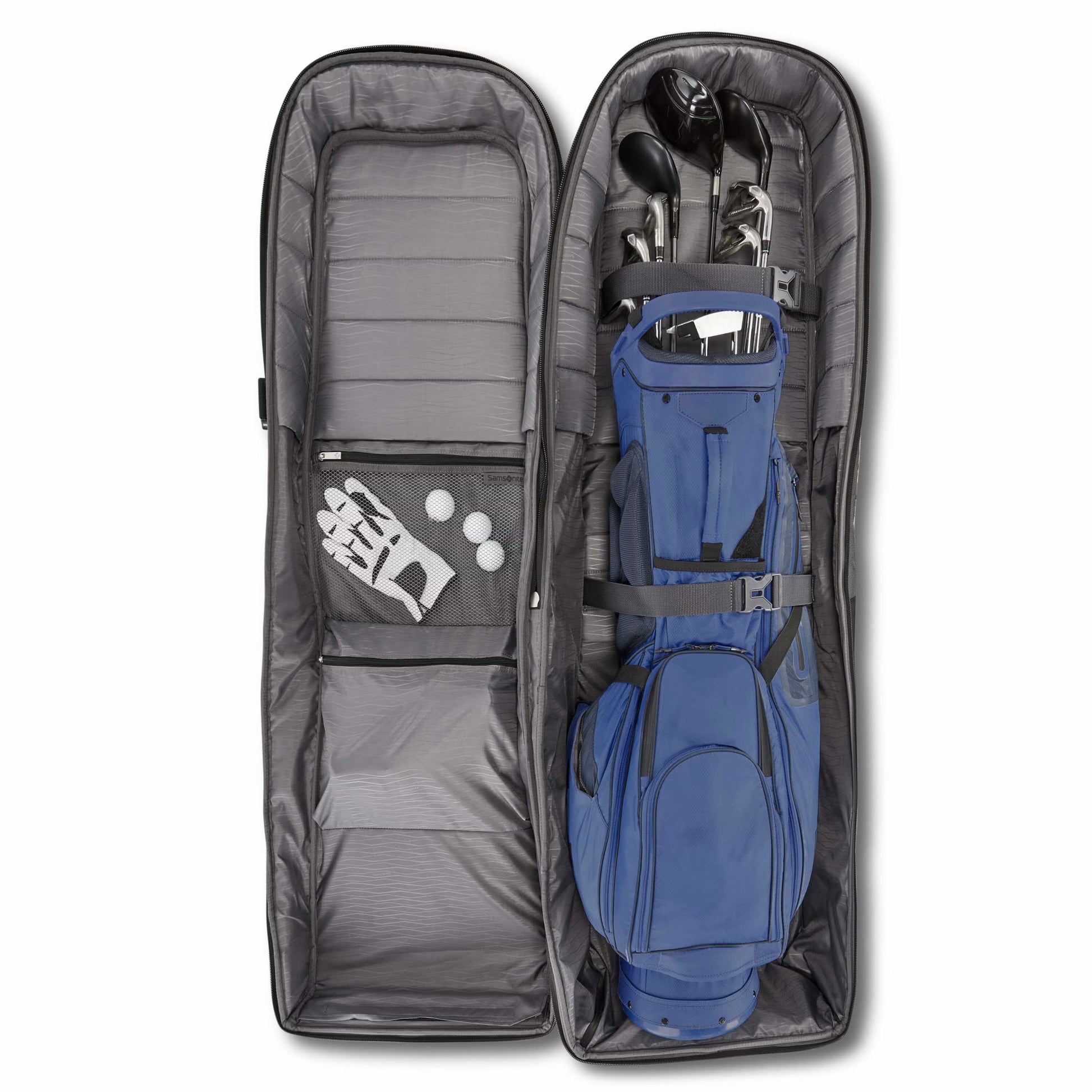 Samsonite Golf Bag Black/Grey Samsonite Softside Golf Carrier Travel Golf Bag