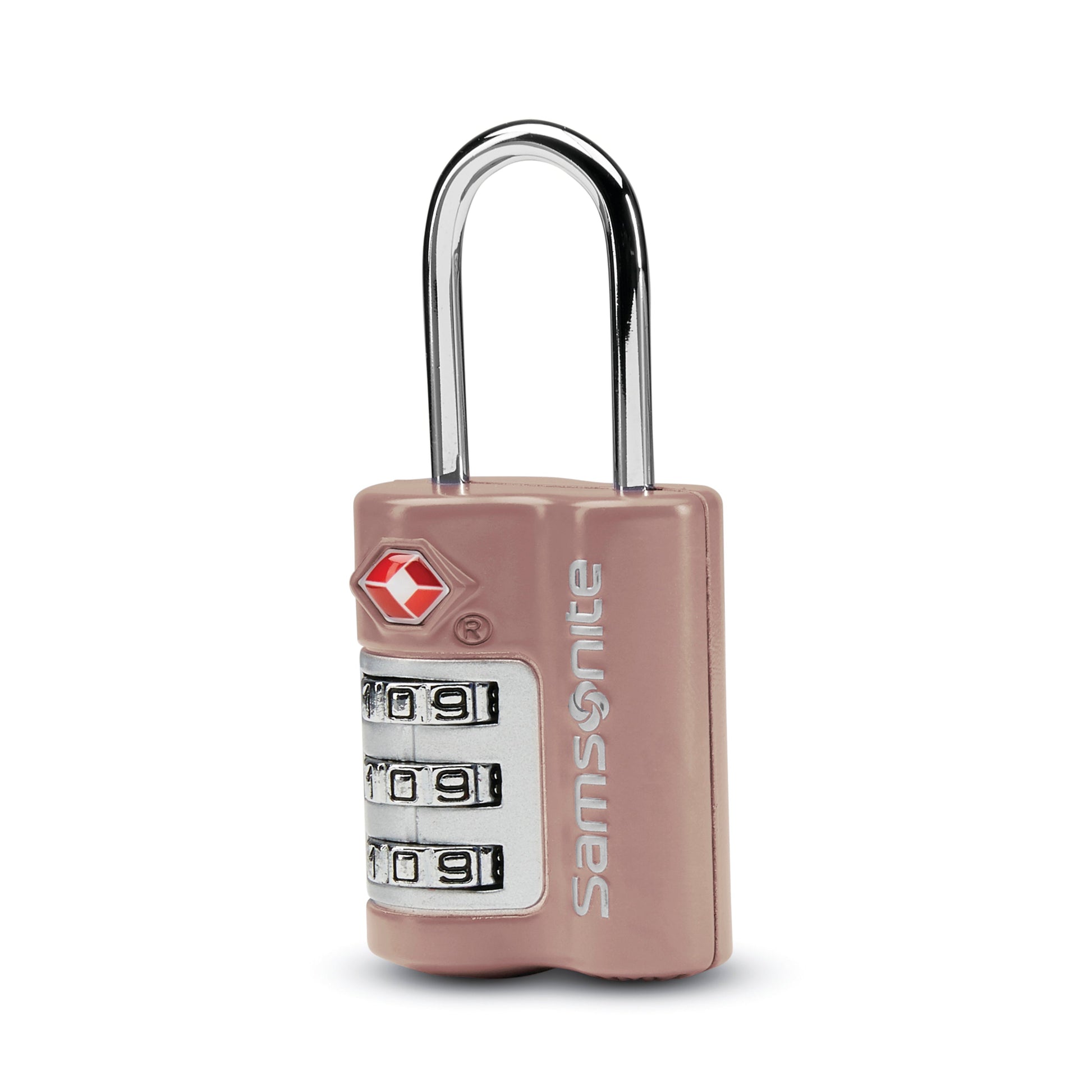 Samsonite Locks Dusty Rose Samsonite 3 Dial TSA Combination Lock