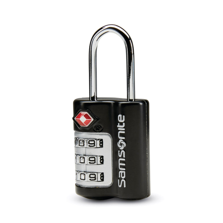Samsonite Locks Matte Black Samsonite 3 Dial TSA Combination Lock