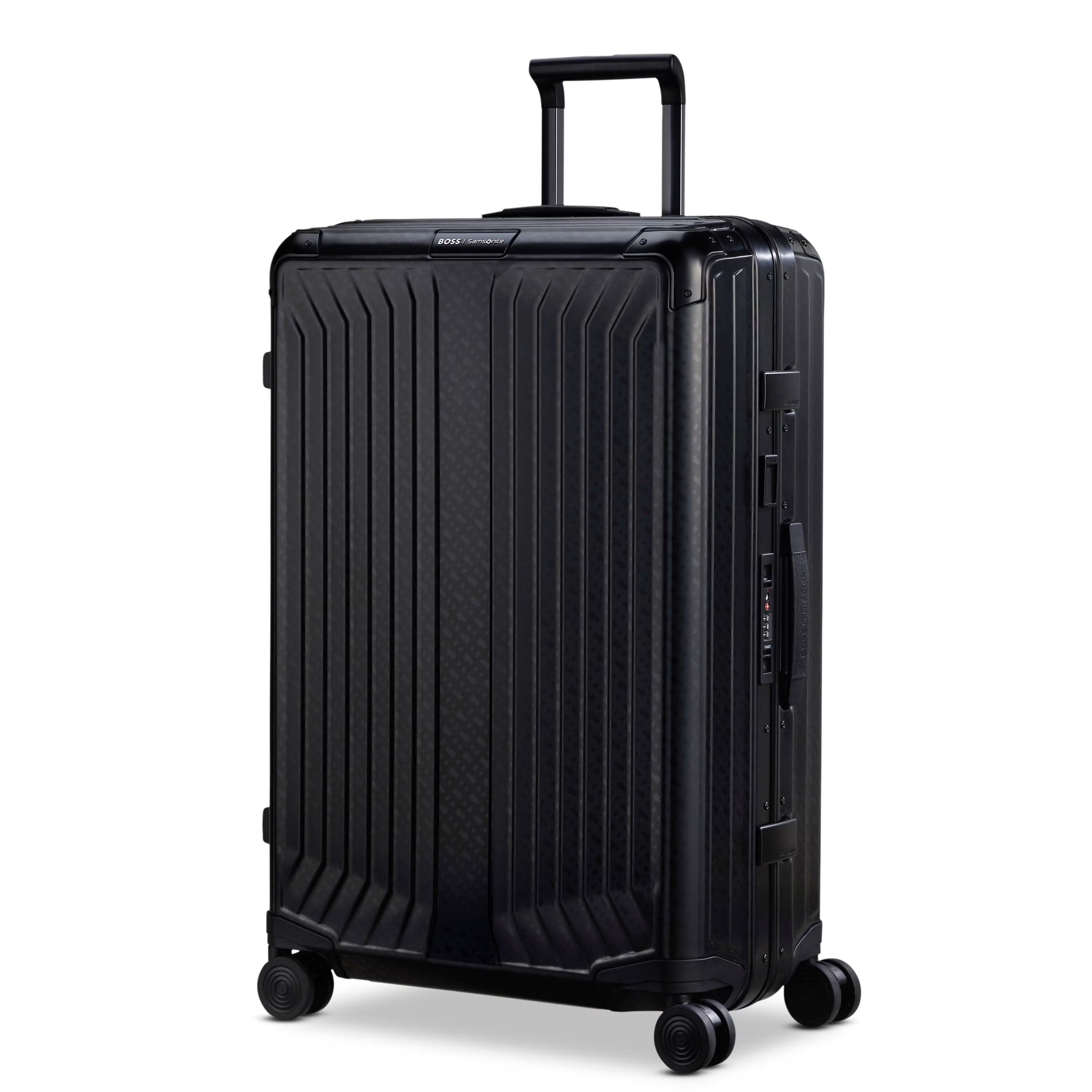 Samsonite Luggage Black Samsonite Lite Box Alu Hugo Boss Spinner Large Luggage