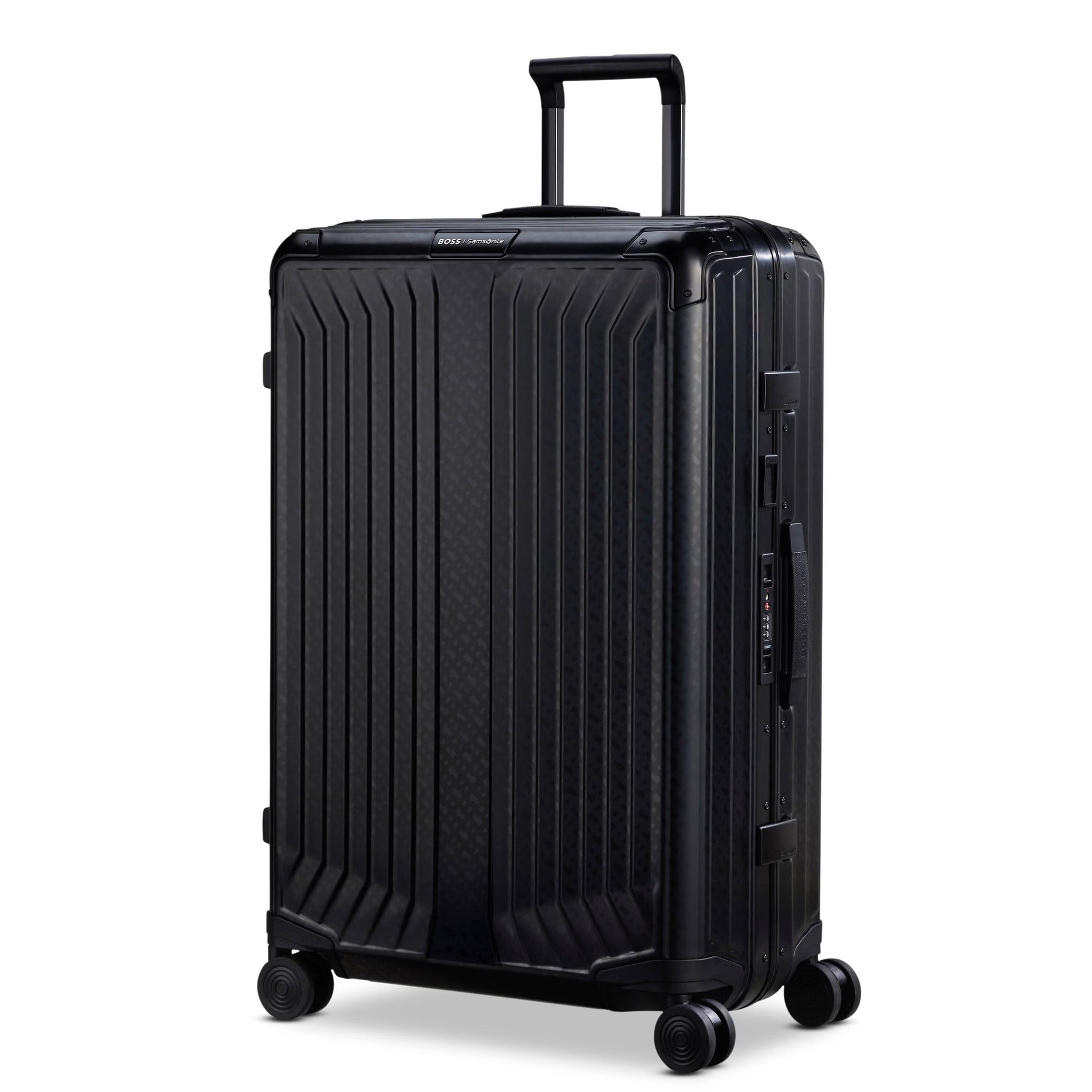 Samsonite Luggage Black Samsonite Lite Box Alu Hugo Boss Spinner Large Luggage