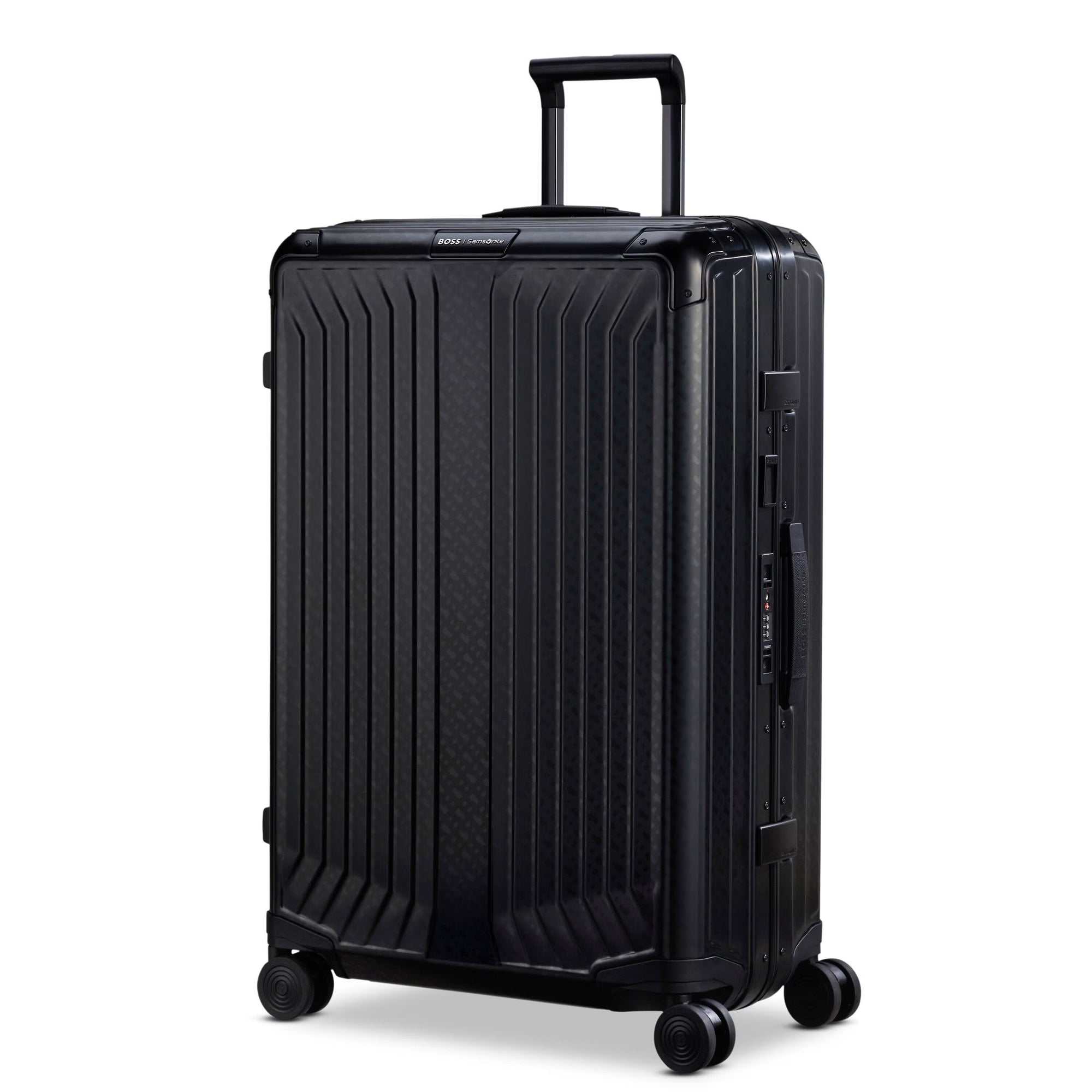 Samsonite Luggage Black Samsonite Lite Box Alu Hugo Boss Spinner Large Luggage