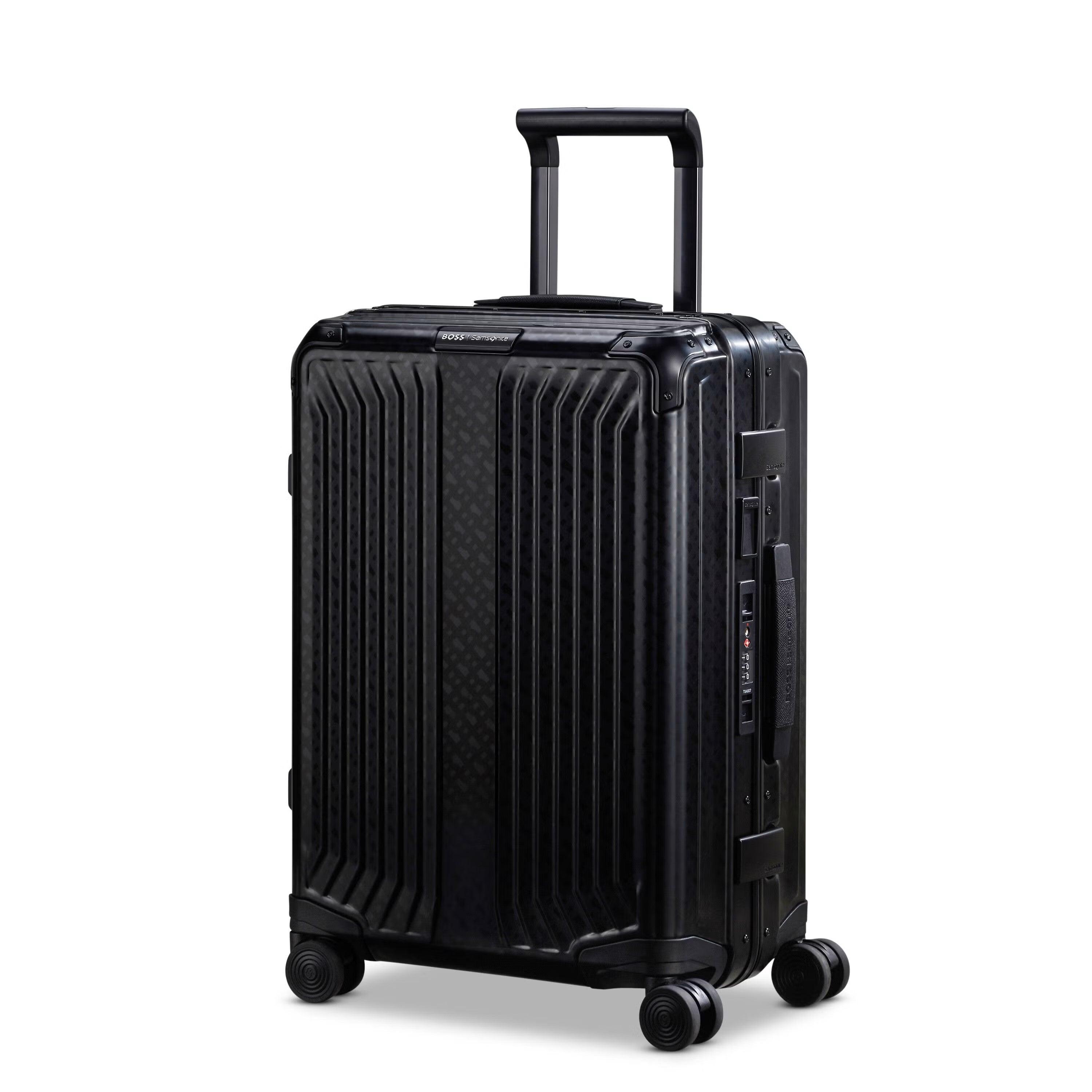 Samsonite Luggage Black Samsonite Lite Box Alu Hugo Boss Spinner Small Luggage