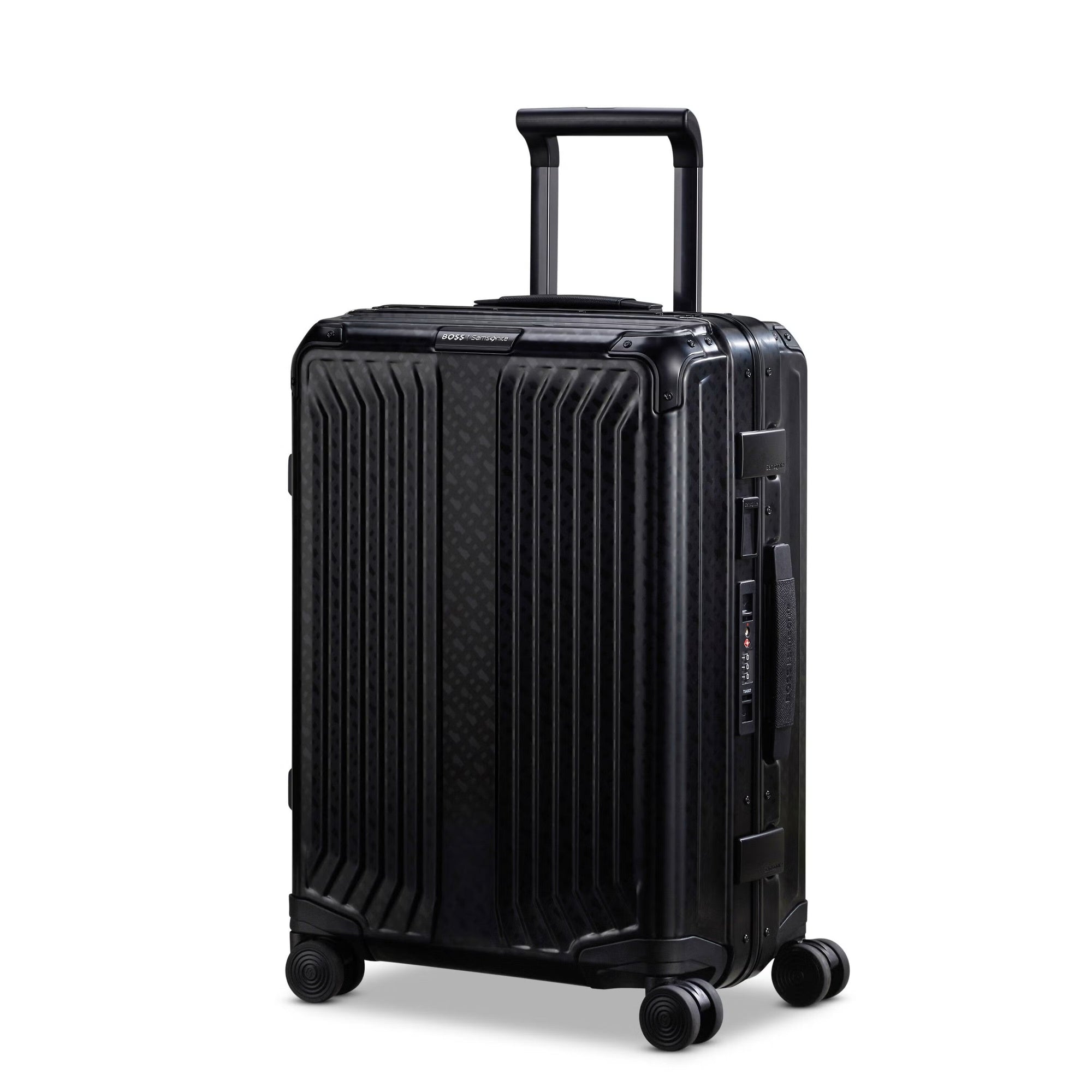 Samsonite Luggage Black Samsonite Lite Box Alu Hugo Boss Spinner Small Luggage