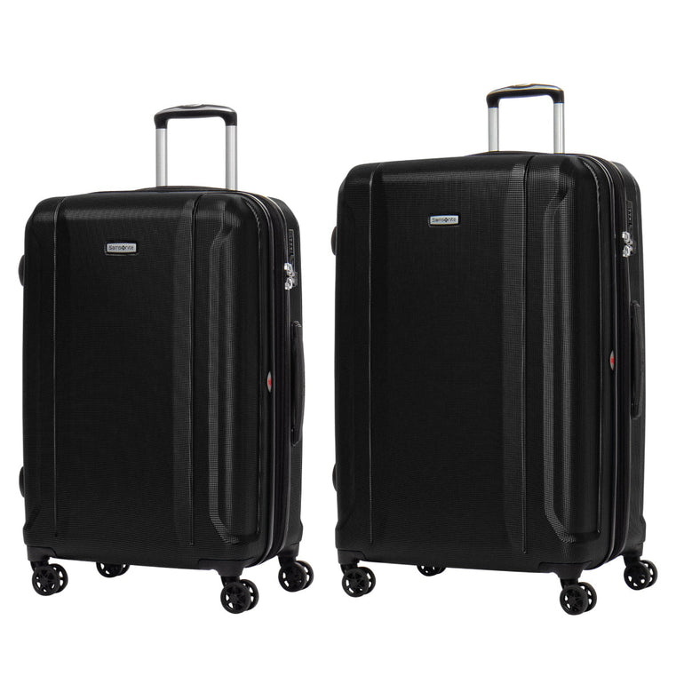 Samsonite Luggage Black Samsonite Omni 3.0 - 2 Piece Spinner Expandable Luggage Set (Carry-On & Medium)