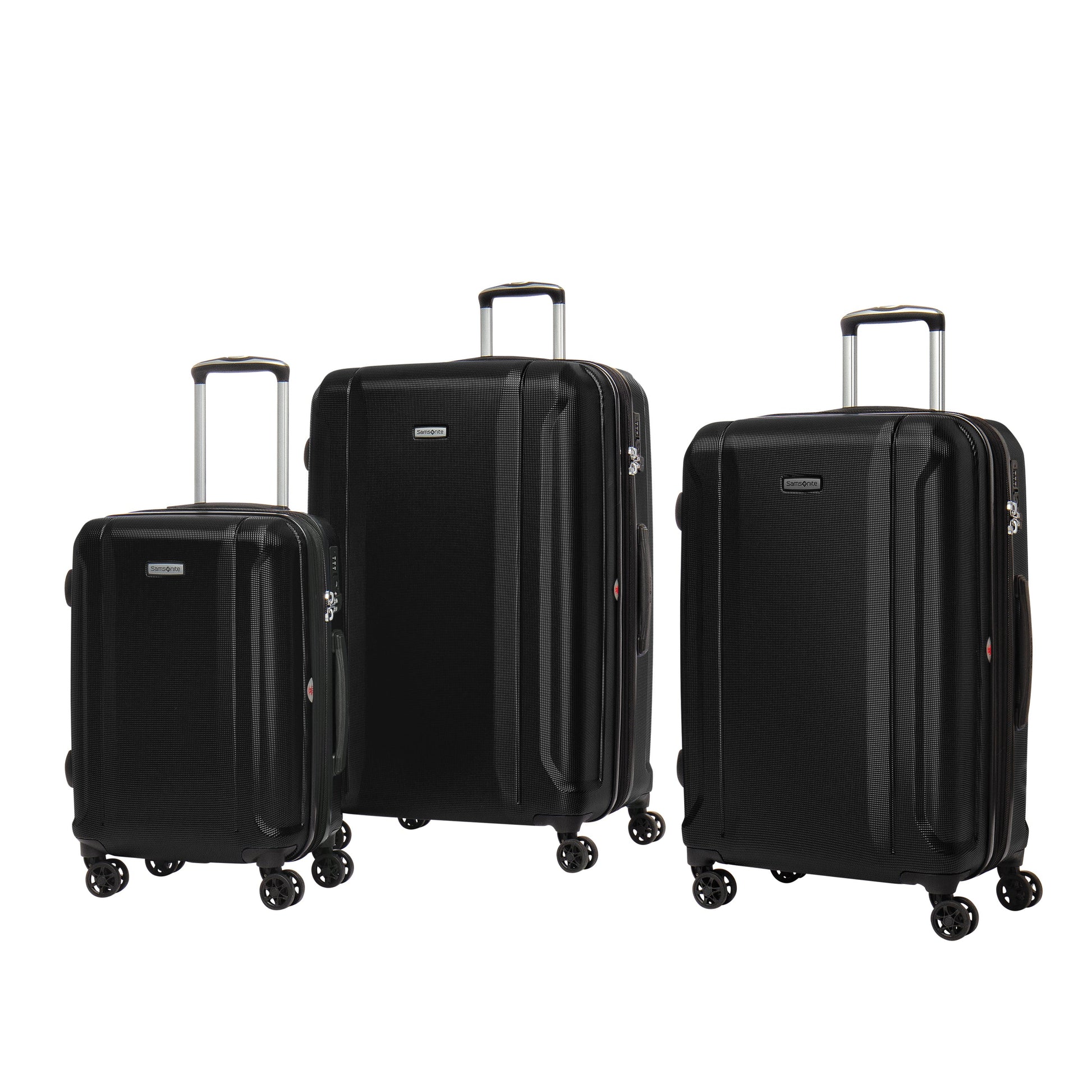 Samsonite Luggage Black Samsonite Omni 3.0 - 3 Piece Spinner Expandable Luggage Set