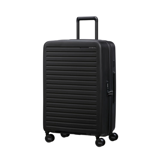 Samsonite Luggage Black Samsonite Restackd Spinner Medium Expandable Luggage