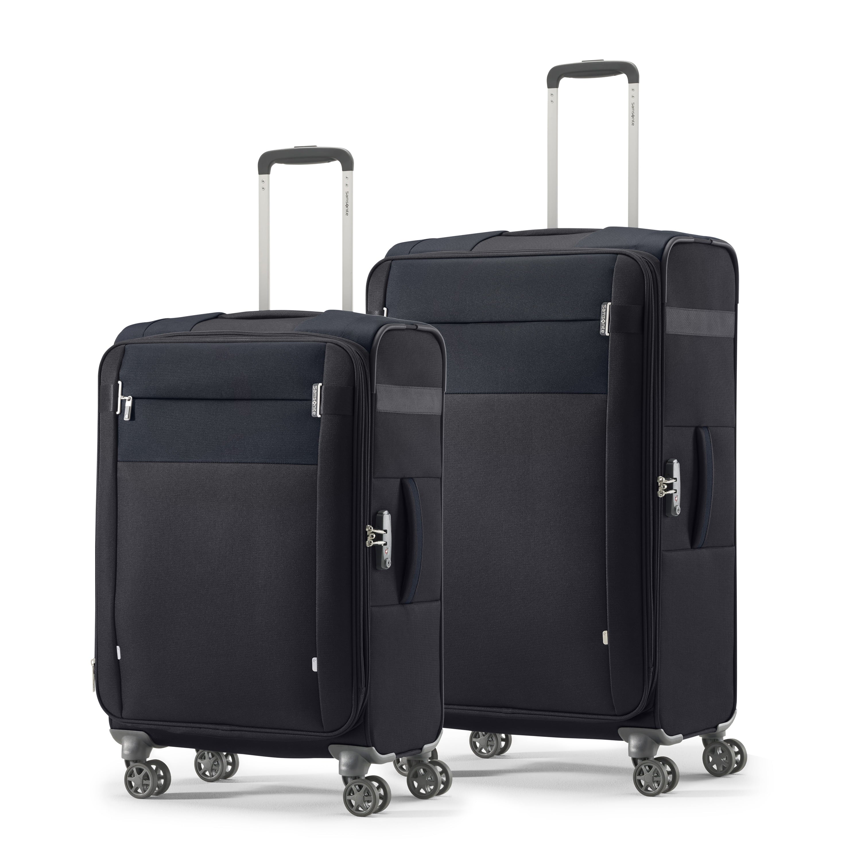 Samsonite Luggage Black Samsonite Rhapsody Superlite Spinner 2-Piece Luggage Set (Carry-On & Medium)