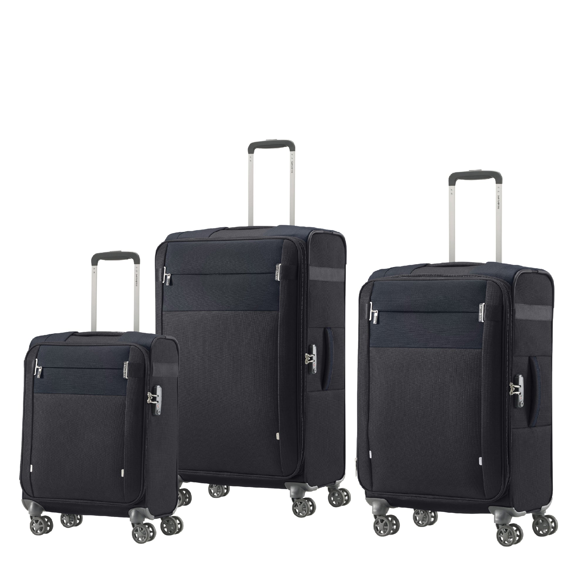 Samsonite Luggage Black Samsonite Rhapsody Superlite Spinner 3-Piece Luggage Set