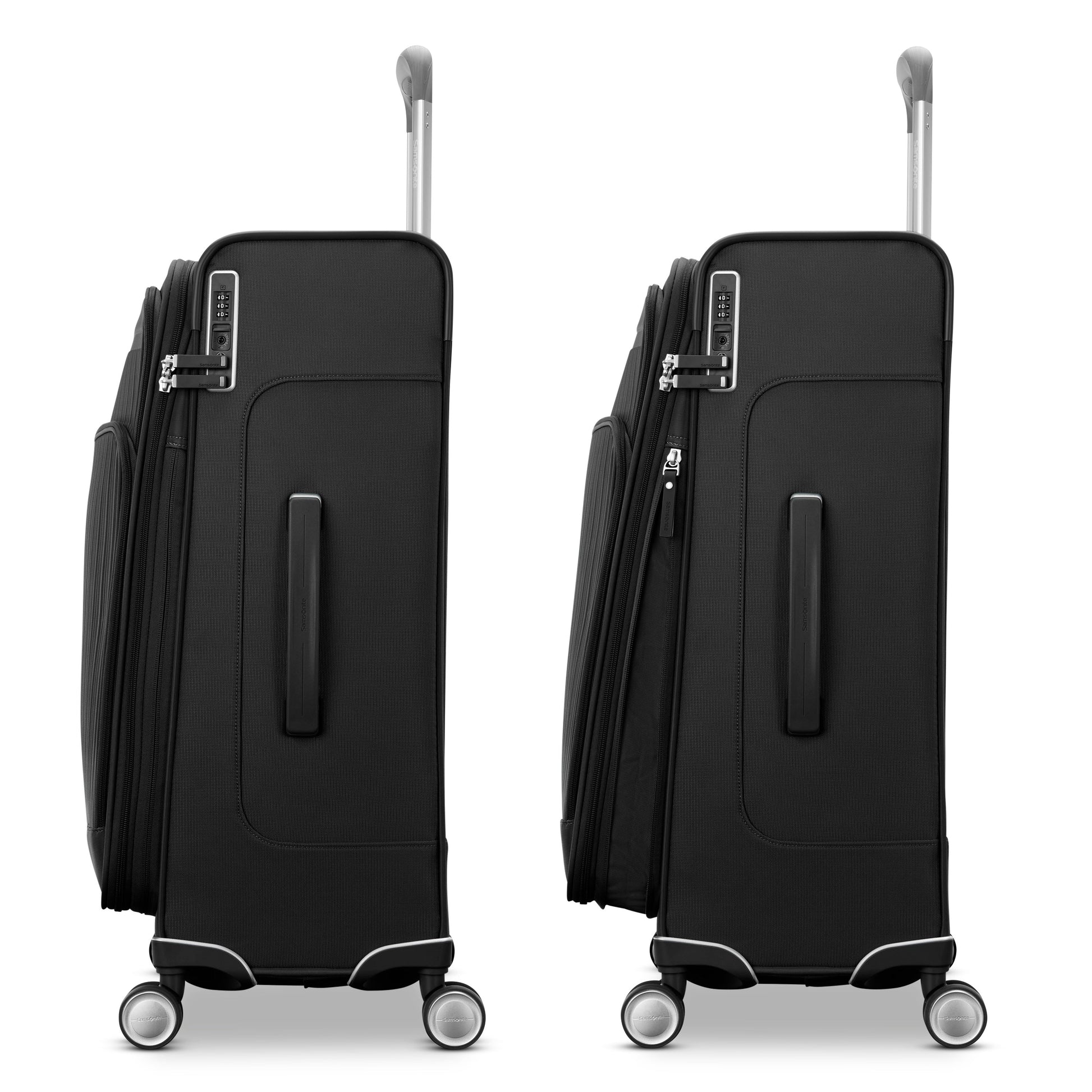 Samsonite Luggage Black Samsonite Silhouette 18 Softside Spinner Expandable Large Luggage