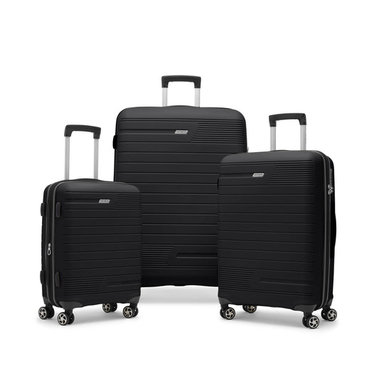Samsonite Luggage Black Samsonite Sirocco Collection 3 Piece Nested Spinner Expandable Luggage Set