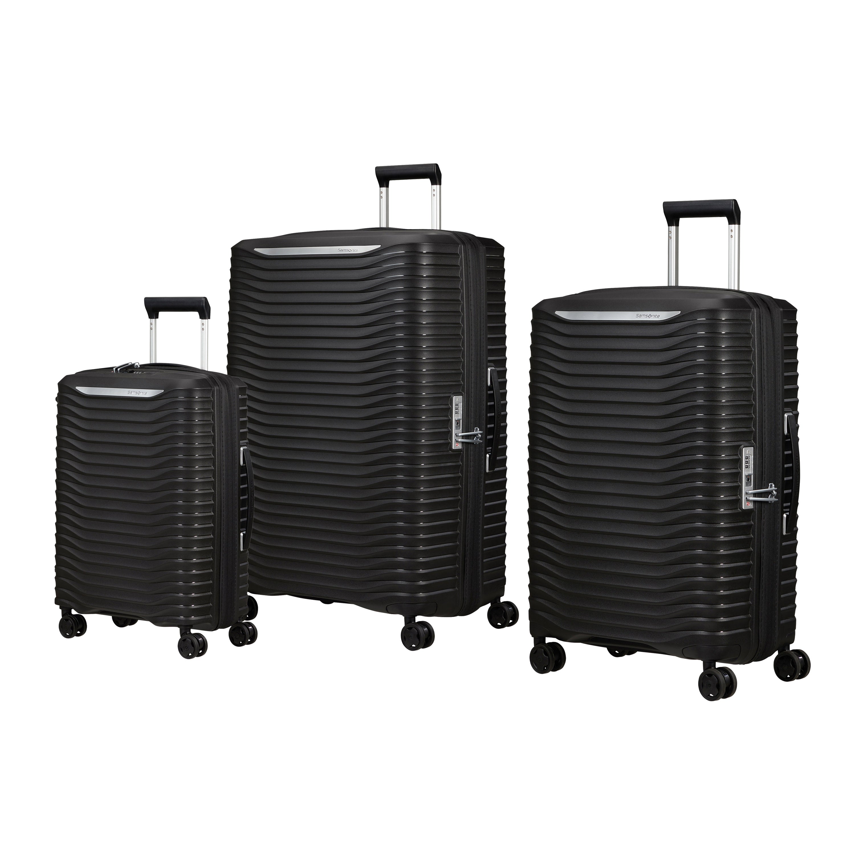 Samsonite Luggage Black Samsonite Upscape Spinner Expandable 3-Piece Luggage Set