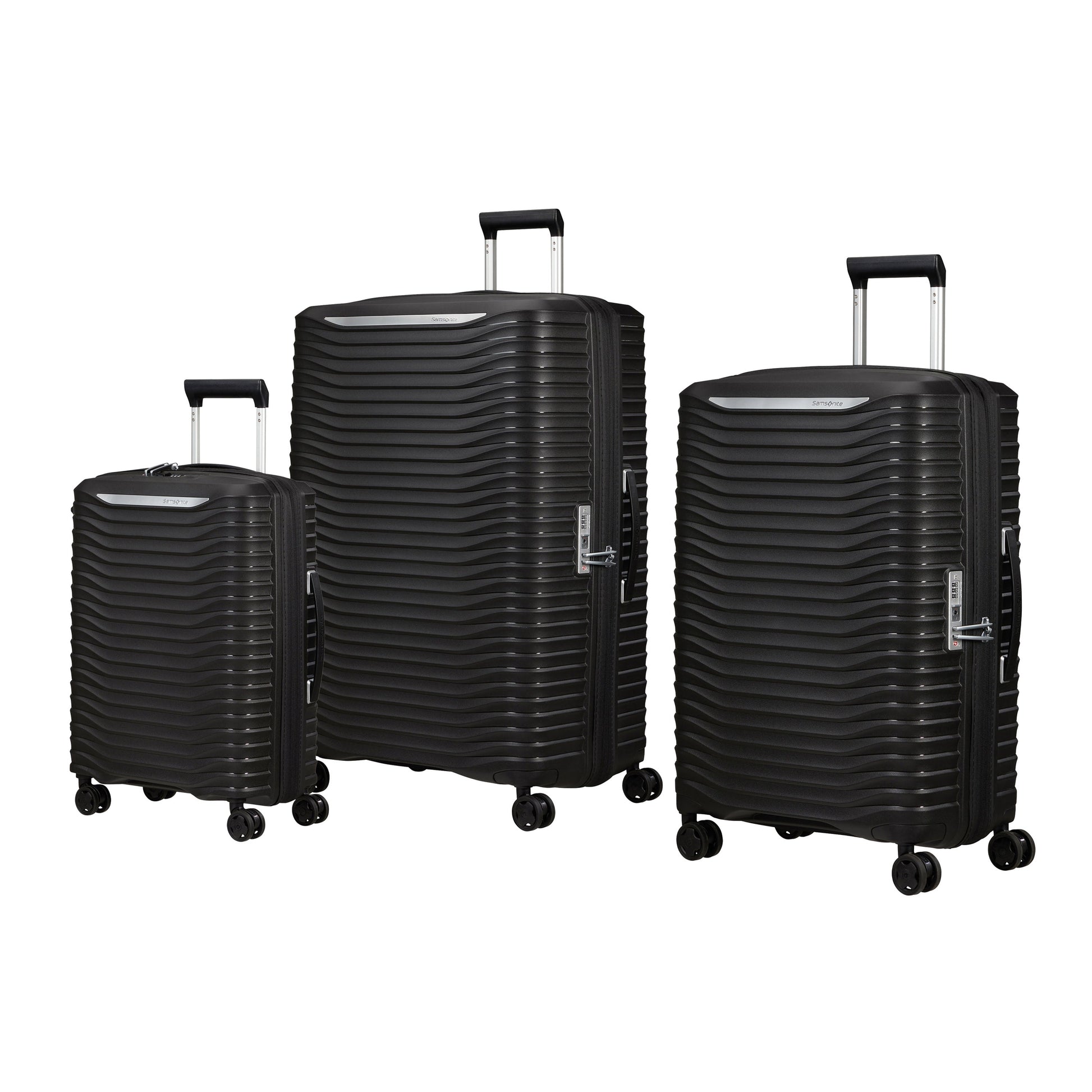 Samsonite Luggage Black Samsonite Upscape Spinner Expandable 3-Piece Luggage Set