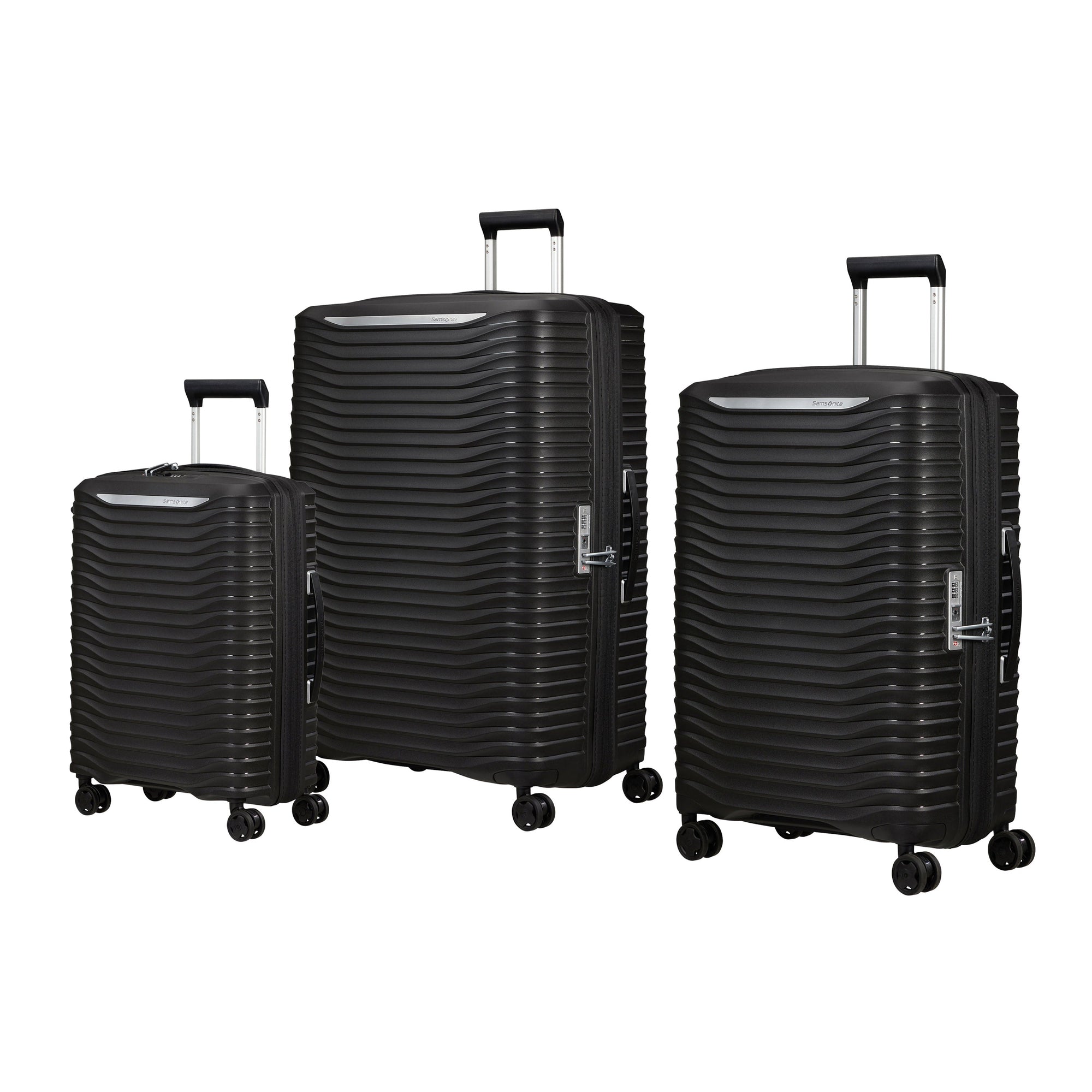 Samsonite Luggage Black Samsonite Upscape Spinner Expandable 3-Piece Luggage Set