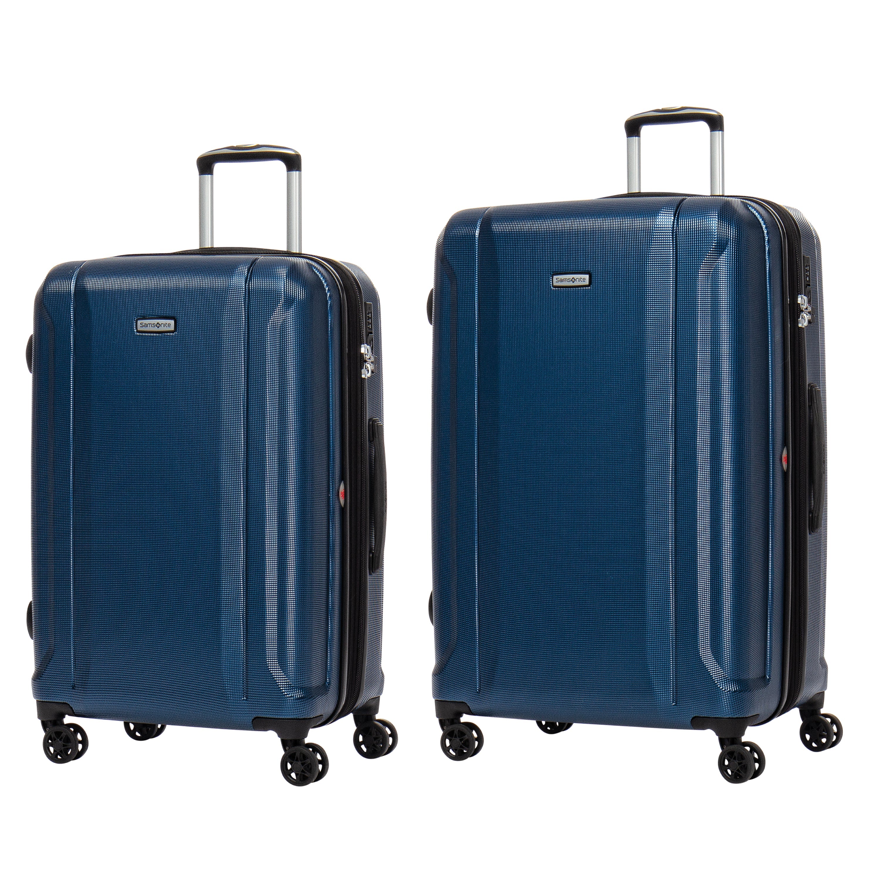 Samsonite Luggage Blue Samsonite Omni 3.0 - 2 Piece Expandable Spinner Luggage Set (Medium & Large)
