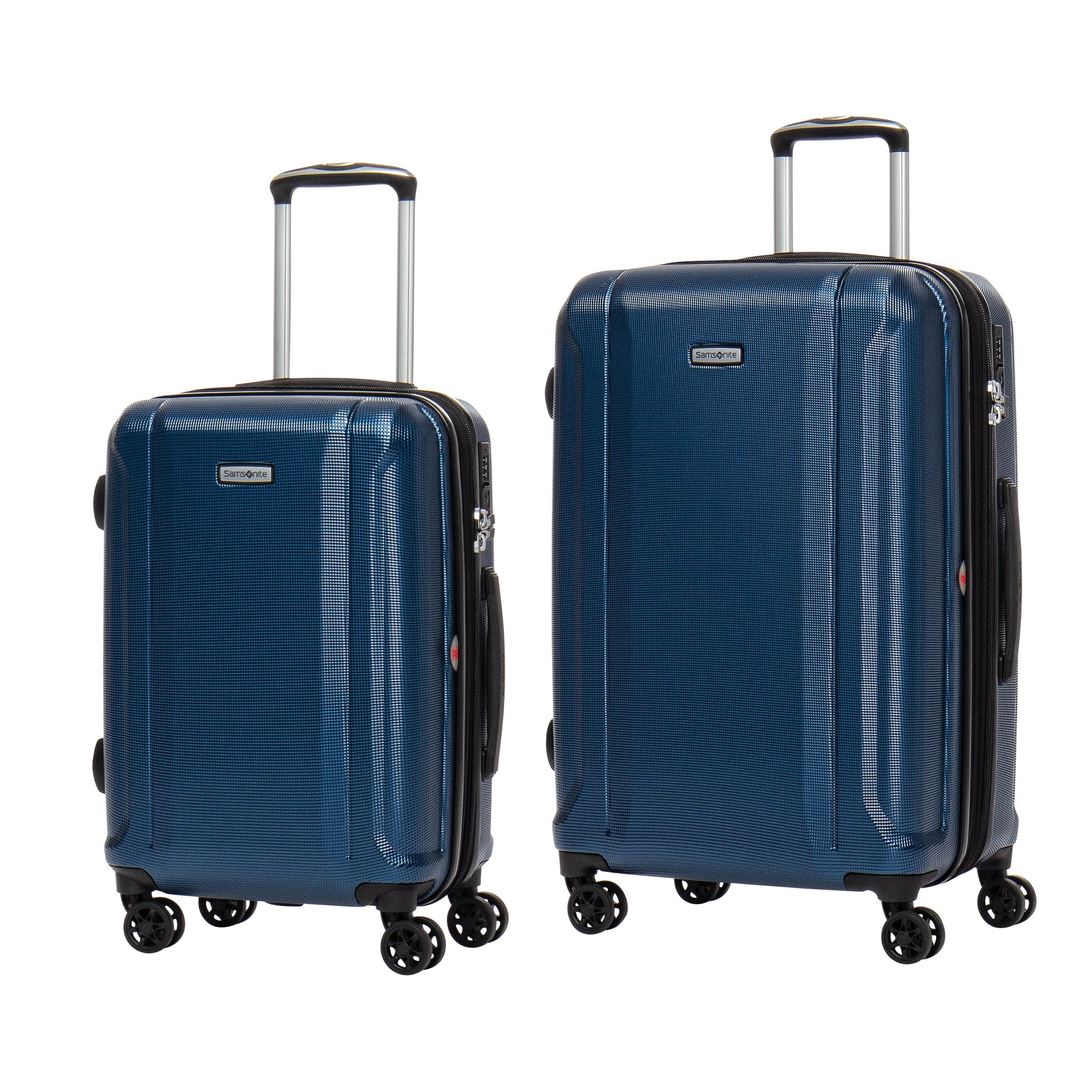 Samsonite Luggage Blue Samsonite Omni 3.0 - 2 Piece Spinner Expandable Luggage Set (Carry-On & Medium)