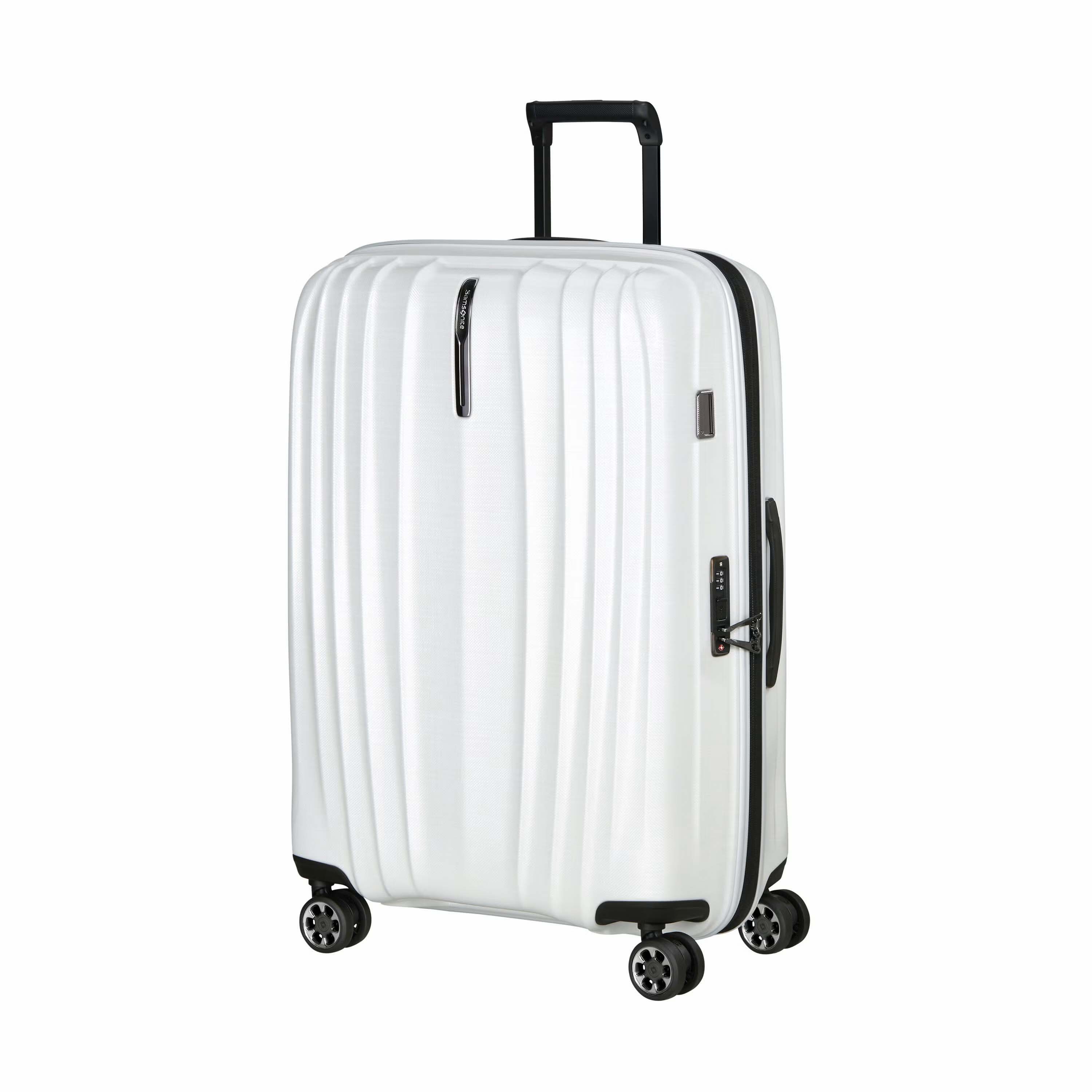 Samsonite Luggage Cotton White Samsonite Nexis Spinner Large Luggage (28)