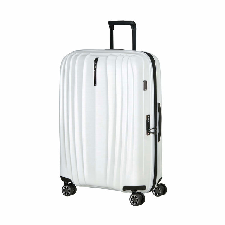 Samsonite Luggage Cotton White Samsonite Nexis Spinner Large Luggage (28)