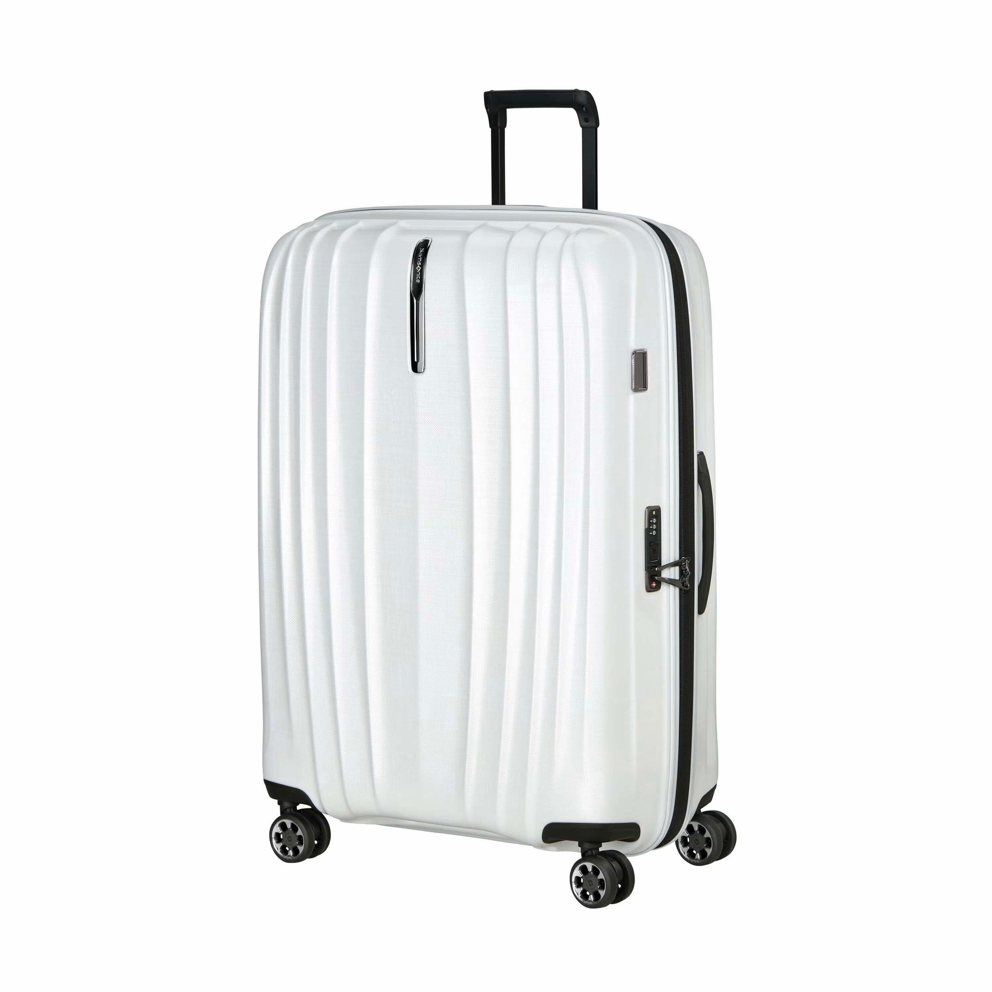 Samsonite Luggage Cotton White Samsonite Nexis Spinner Large Luggage (31)