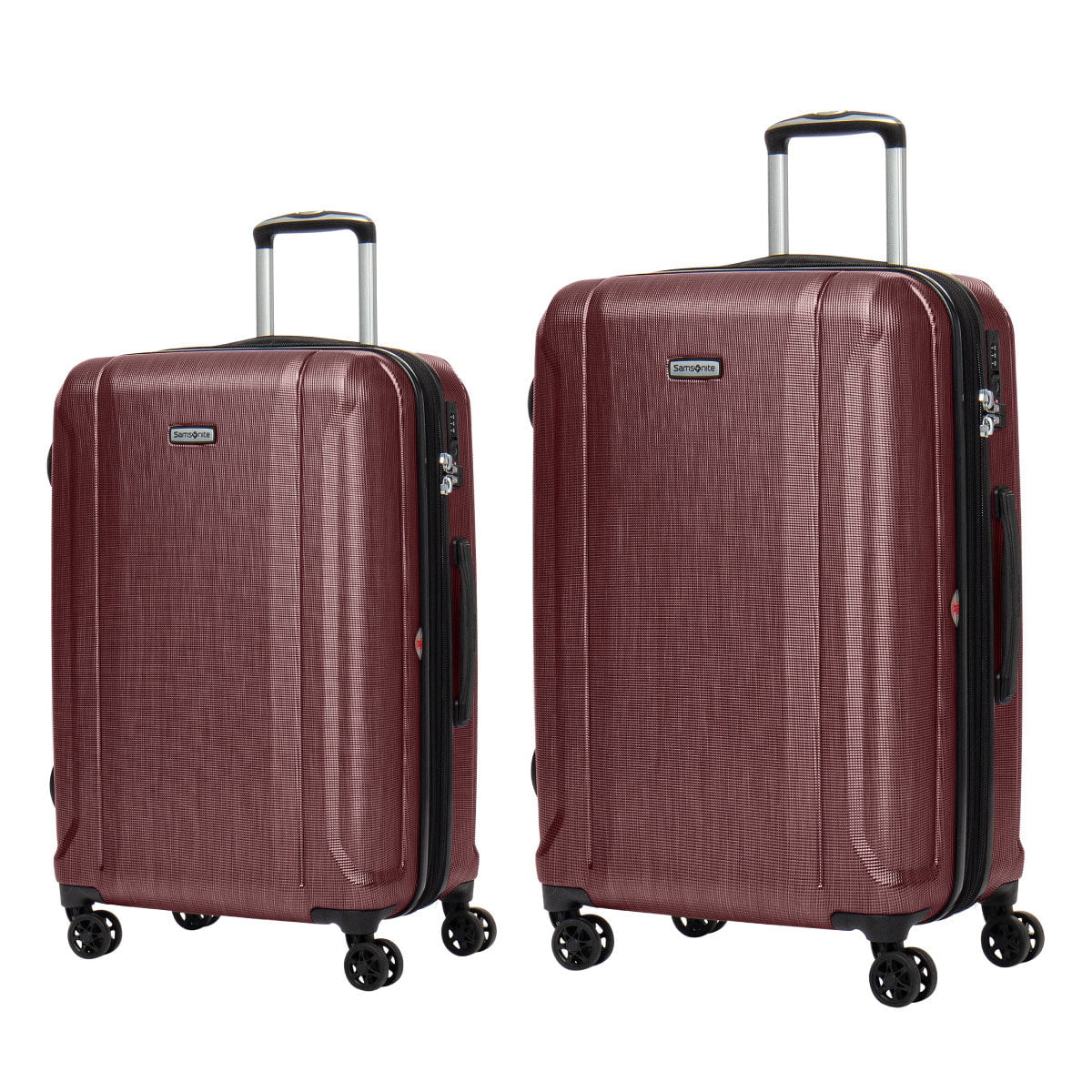 Samsonite Luggage Dark Red Samsonite Omni 3.0 - 2 Piece Expandable Spinner Luggage Set (Medium & Large)