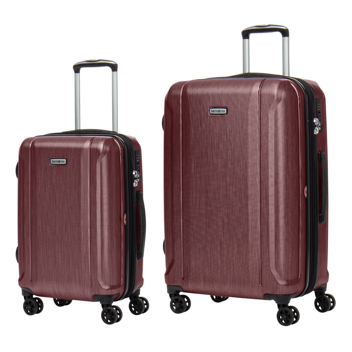 Samsonite Luggage Dark Red Samsonite Omni 3.0 - 2 Piece Spinner Expandable Luggage Set (Carry-On & Large)