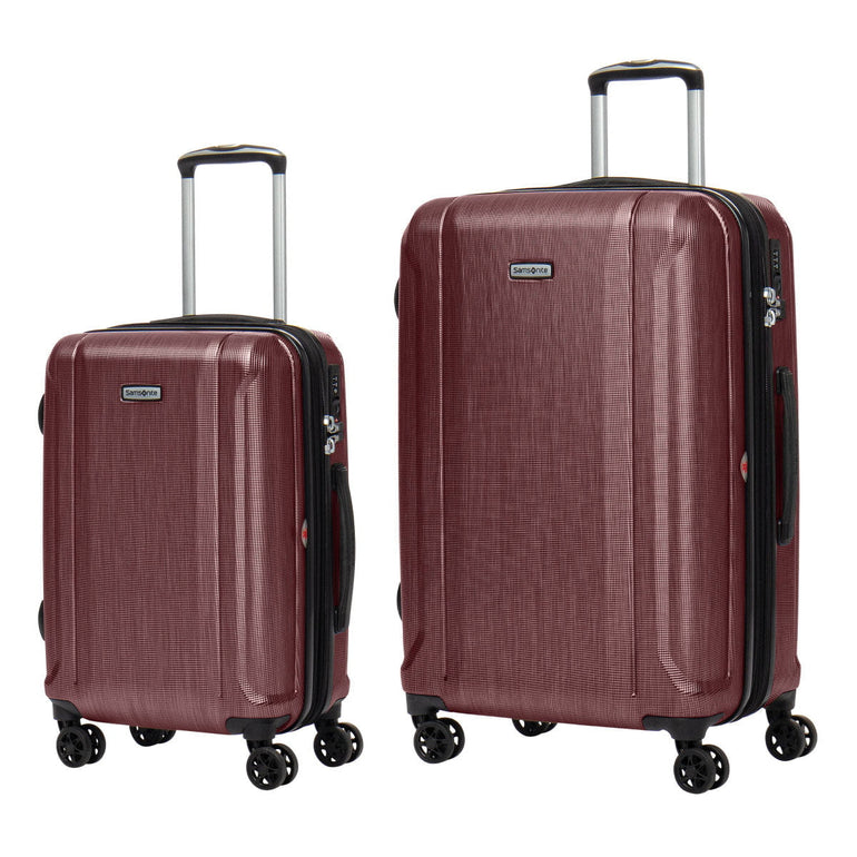 Samsonite Luggage Dark Red Samsonite Omni 3.0 - 2 Piece Spinner Expandable Luggage Set (Carry-On & Large)