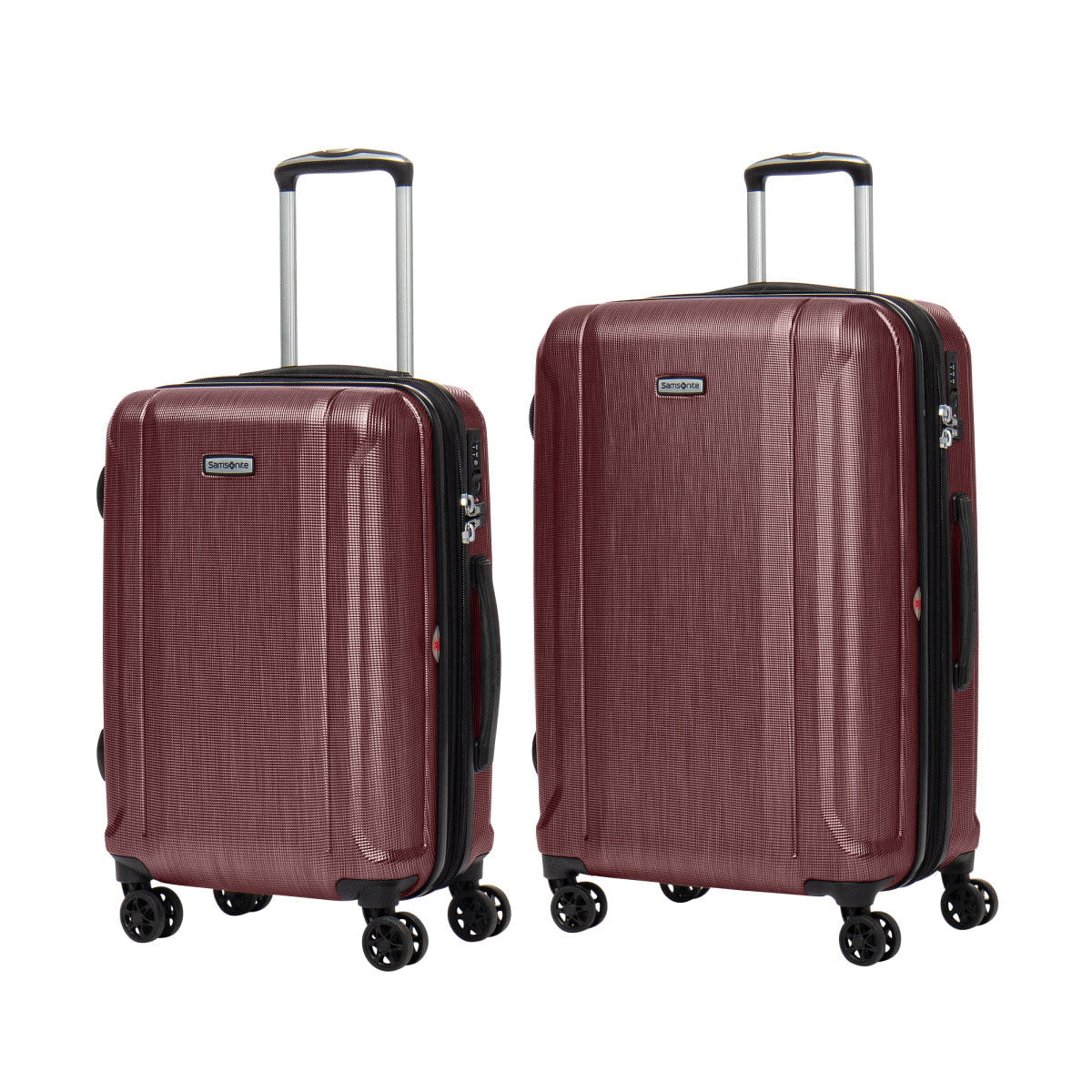 Samsonite Luggage Dark Red Samsonite Omni 3.0 - 2 Piece Spinner Expandable Luggage Set (Carry-On & Medium)