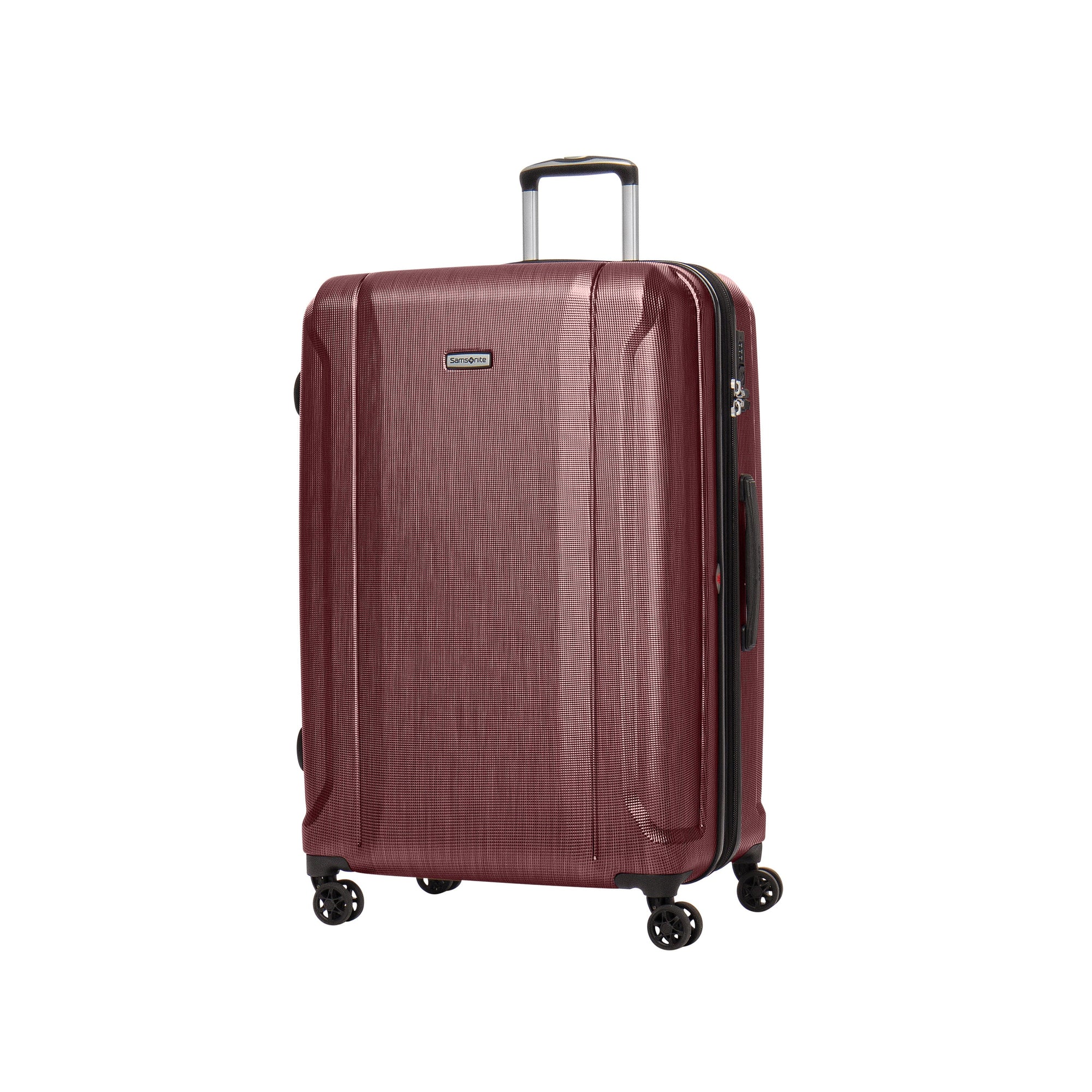 Samsonite Luggage Dark Red Samsonite Omni 3.0 Large Spinner Expandable Luggage