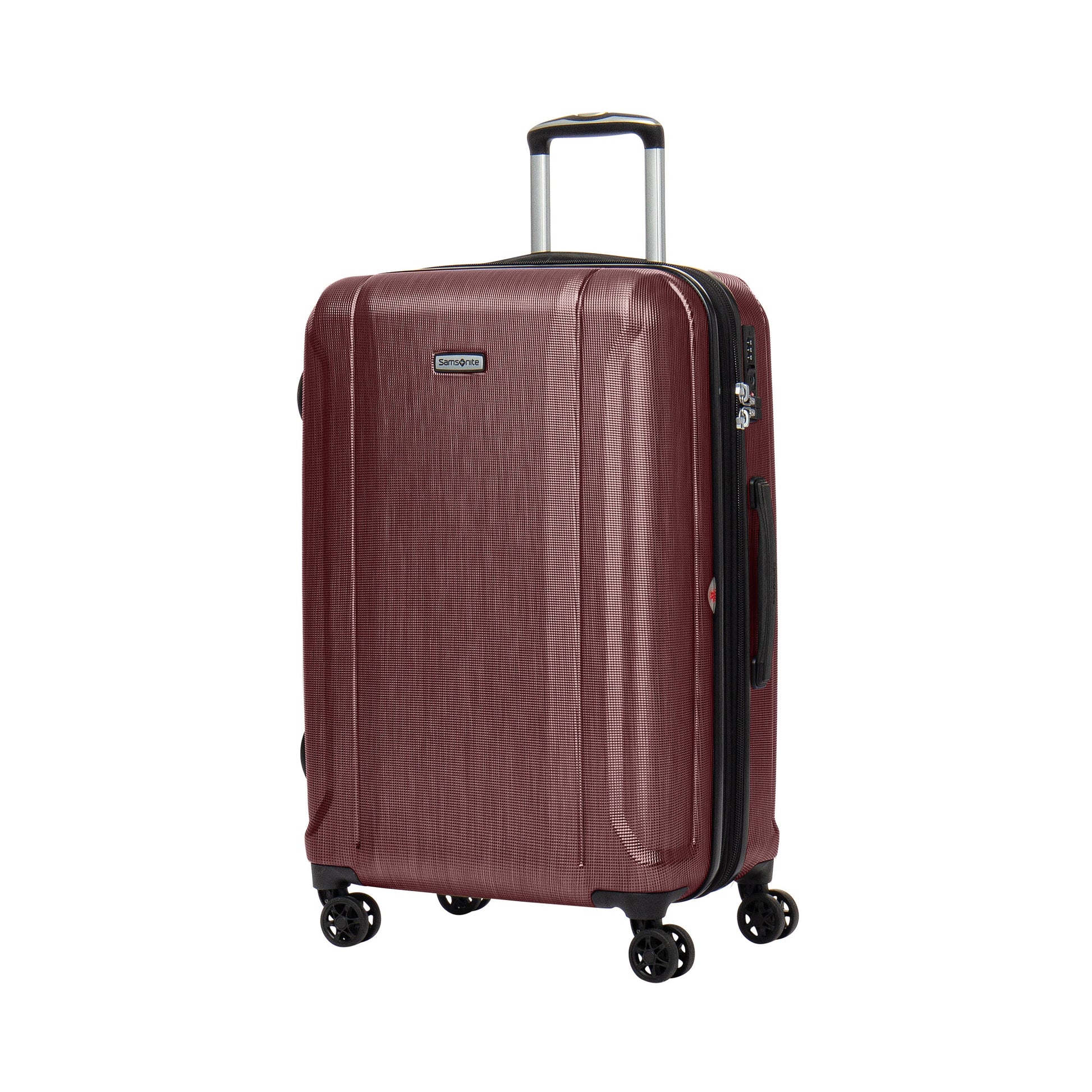 Samsonite Luggage Dark Red Samsonite Omni 3.0 Medium Spinner Expandable Luggage