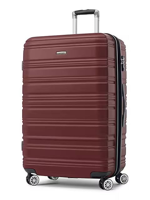 Samsonite Luggage Dark Red Samsonite Rhapsody 360 Spinner Expandable Large Luggage