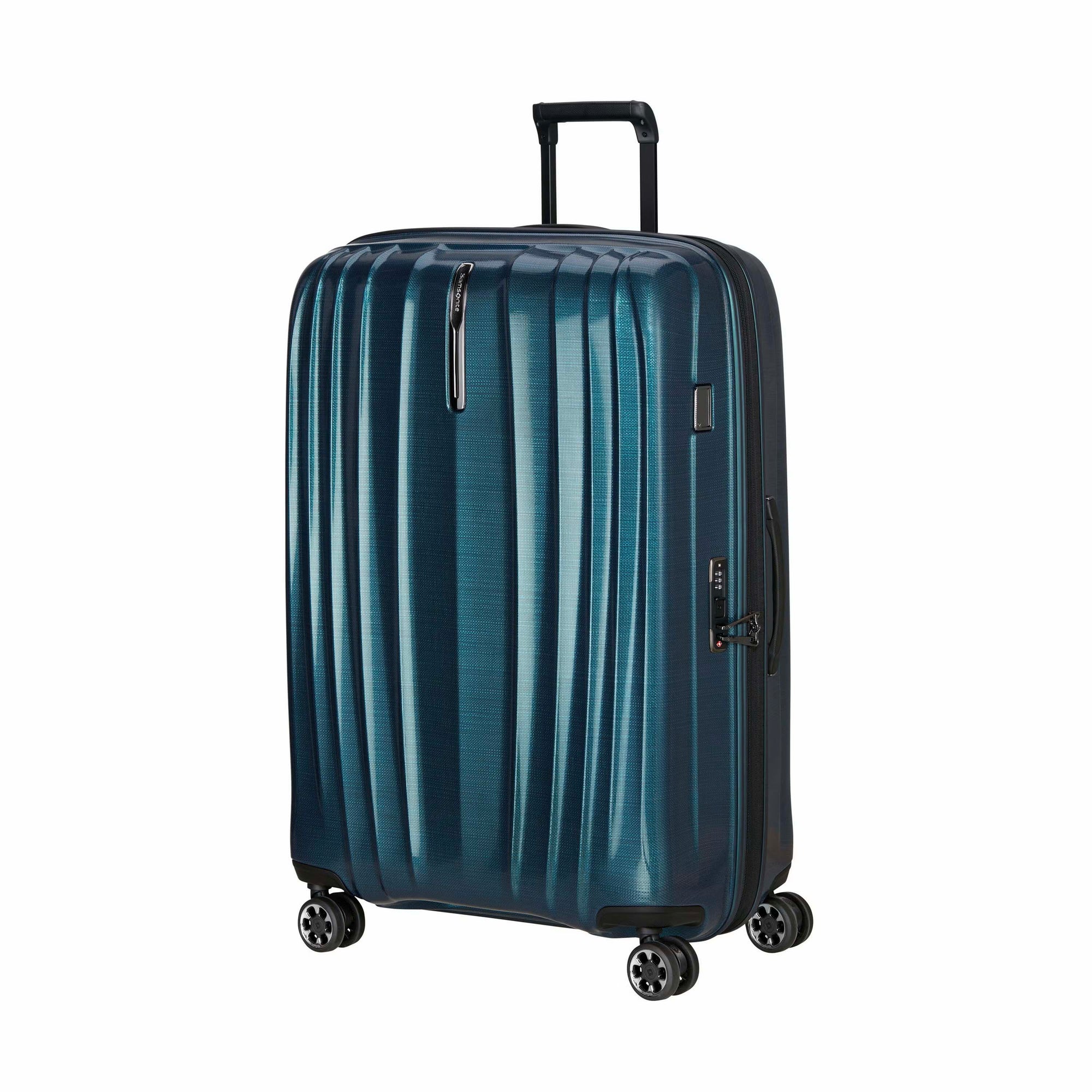 Samsonite Luggage Deep Petrol Samsonite Nexis Spinner Large Luggage (31)