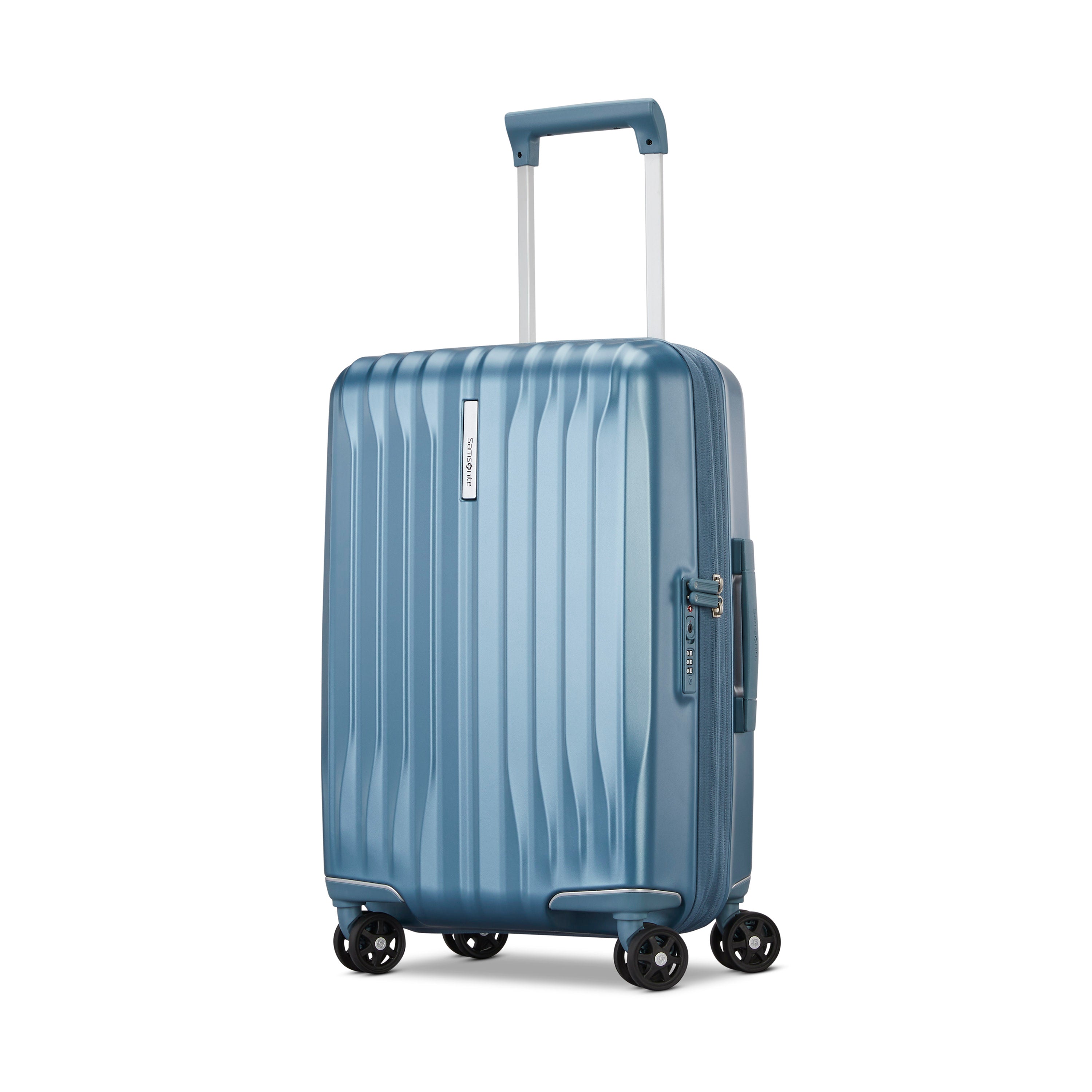 Samsonite Luggage Elemental Blue Samsonite Uplift Hardside Spinner Carry-On Expandable Luggage