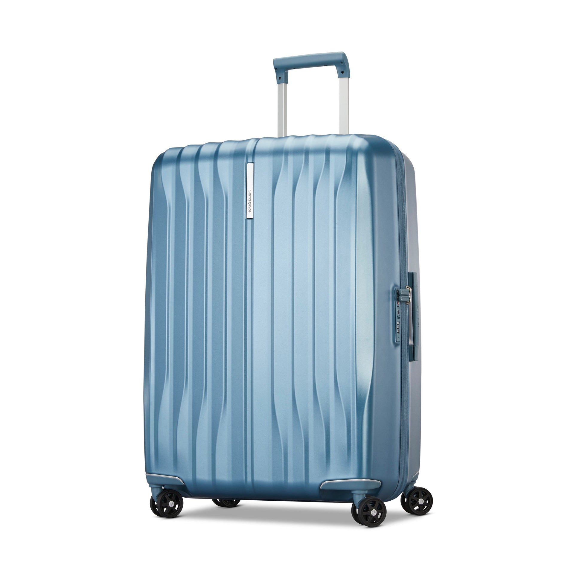 Samsonite Luggage Elemental Blue Samsonite Uplift Hardside Spinner Large Luggage