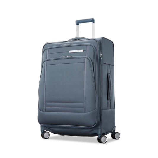 Samsonite Luggage Elemental Blue Samsonite Uplift Spinner Medium Expandable Luggage
