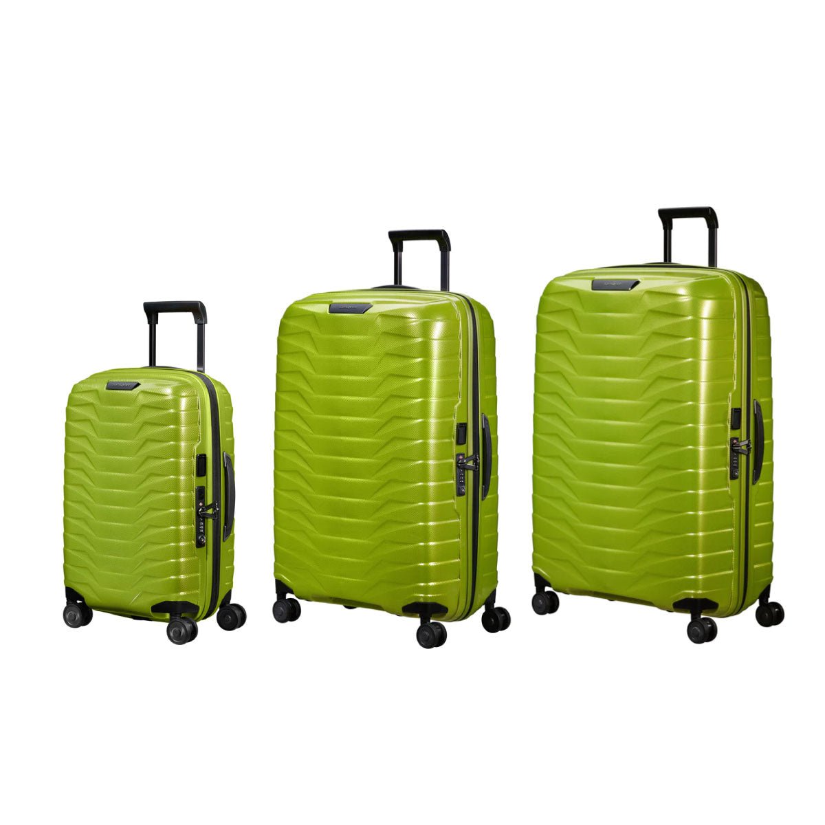 Samsonite Luggage Lime Samsonite Proxis Spinner 3-Piece Luggage Set