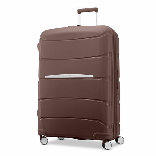 Samsonite Luggage Limited Edition: Chocolate Mauve Samsonite Outline Pro Large Expandable Spinner Luggage