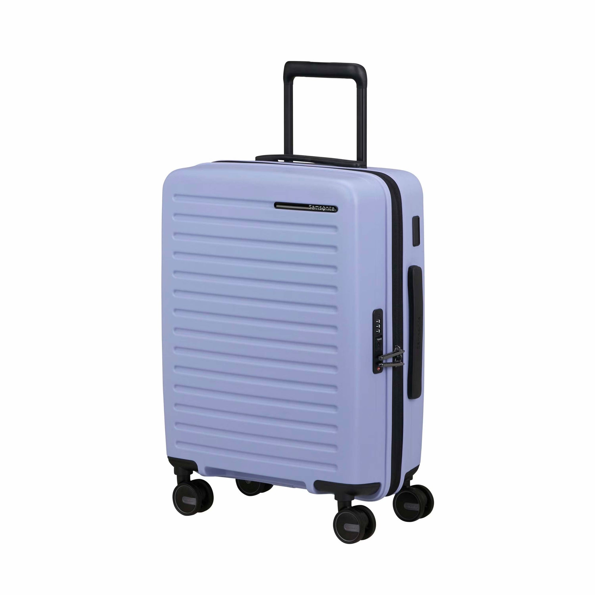 Samsonite Luggage Limited Edition: Lavender Samsonite Restackd Spinner Carry-On Expandable Luggage