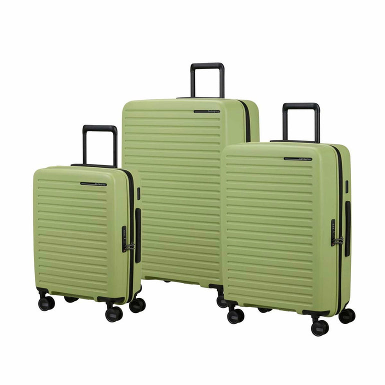 Samsonite Luggage Limited Edition: Wasabi Samsonite Restackd Spinner Expandable 3-Piece Nested Luggage Set