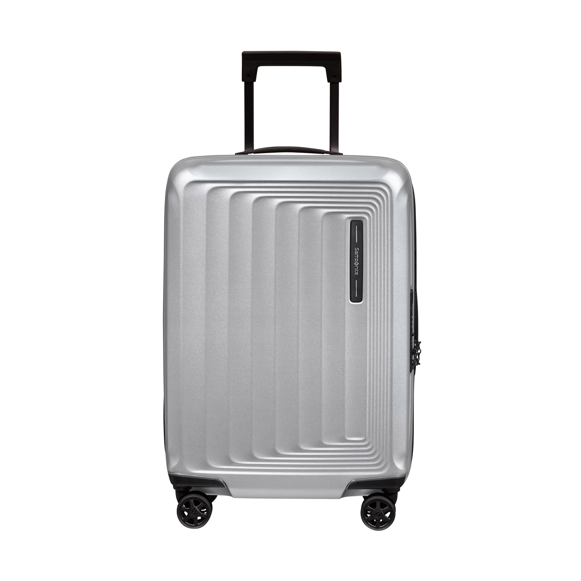 Samsonite Luggage Matte Silver Samsonite Nuon Expandable Carry On Luggage
