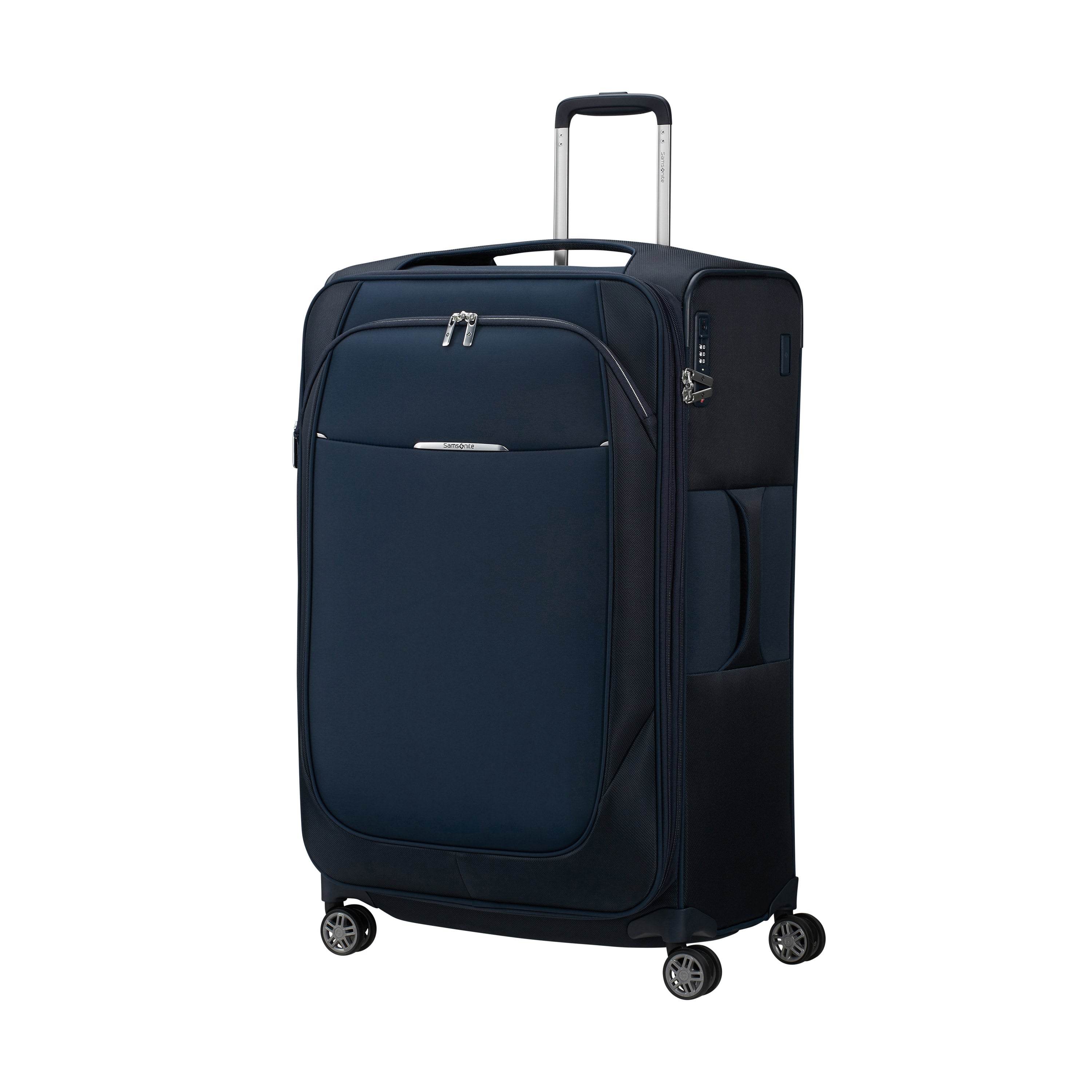 Samsonite Luggage Midnight Blue Samsonite Re-Lite Spinner Expandable Large Luggage