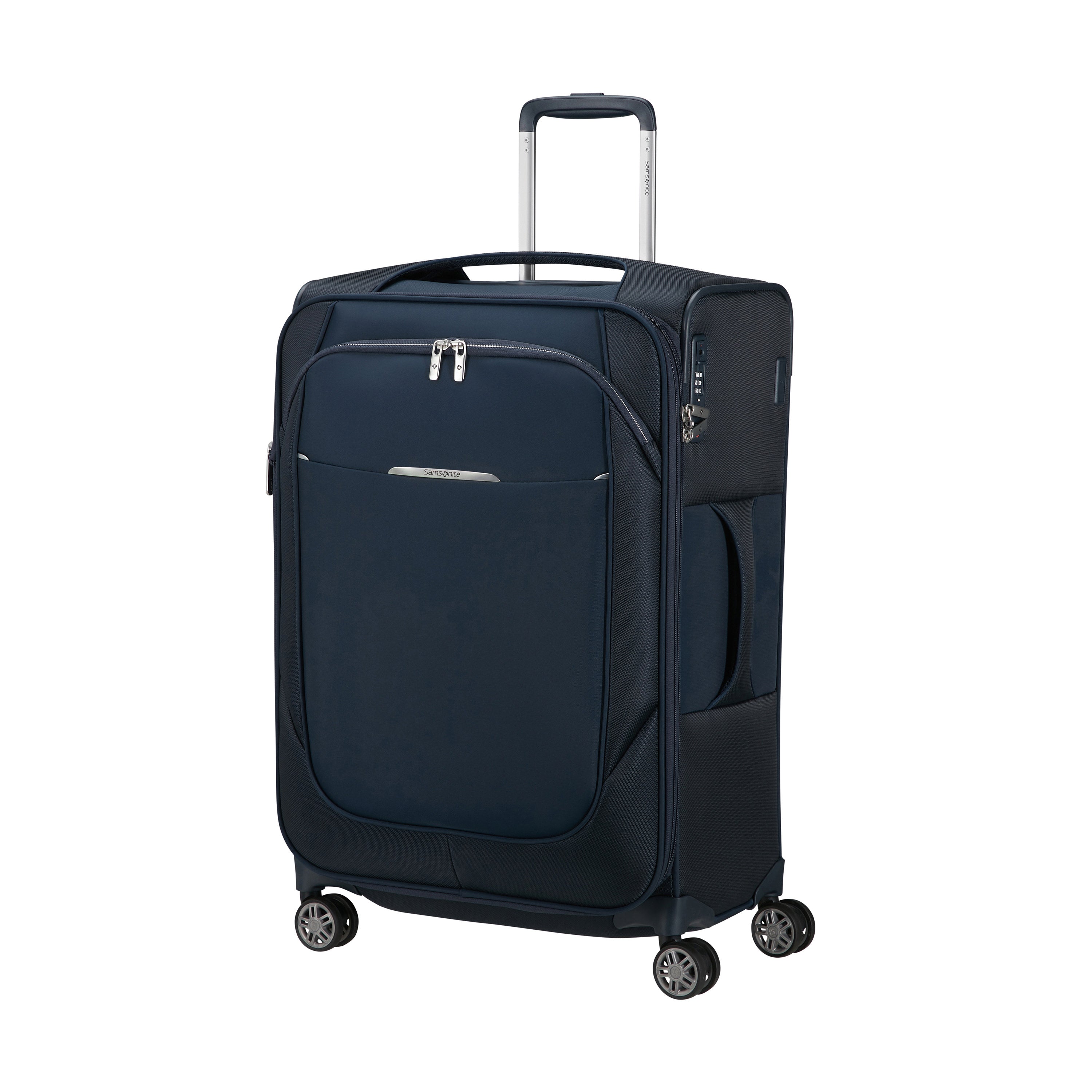 Samsonite Luggage Midnight Blue Samsonite Re-Lite Spinner Expandable Medium Luggage