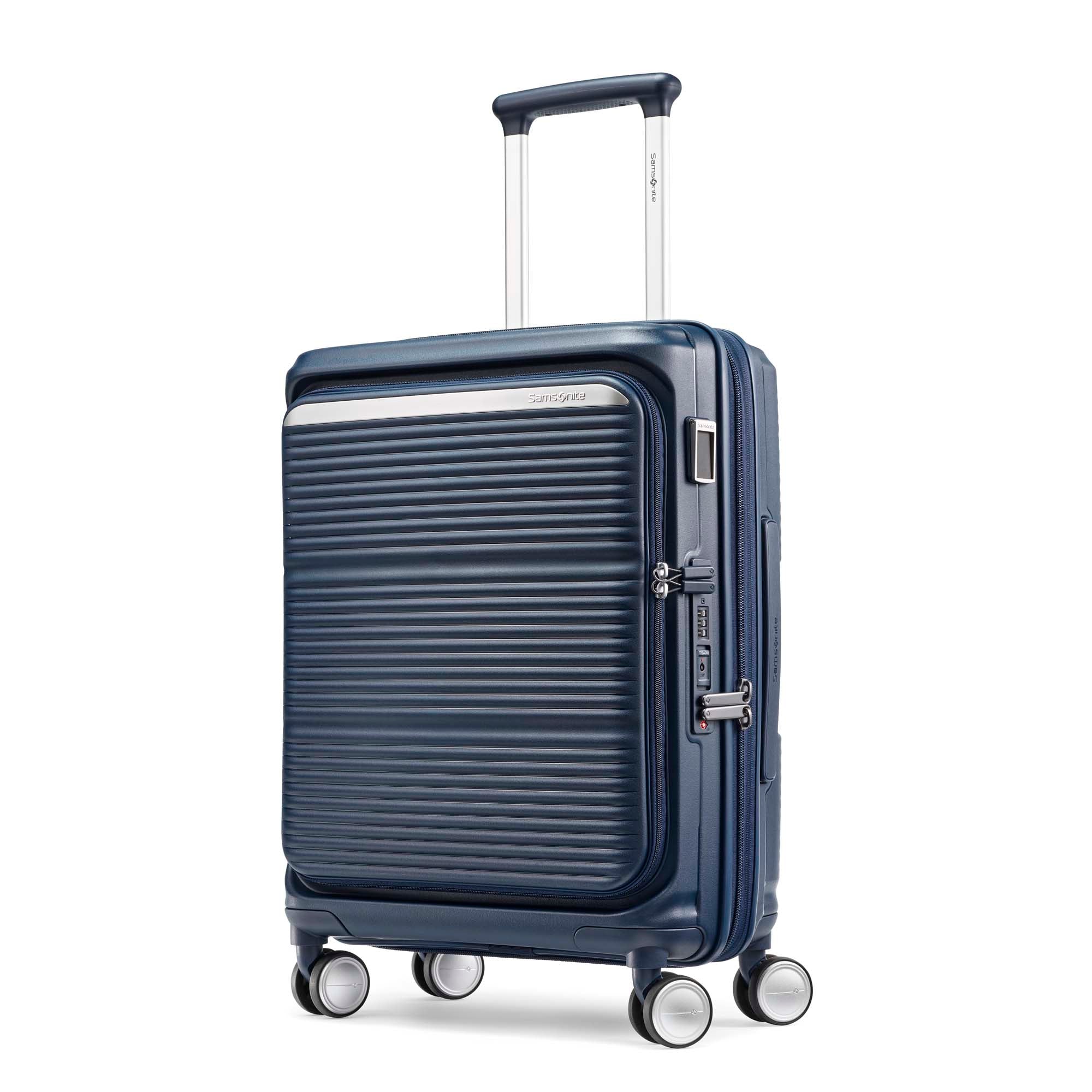Samsonite Luggage Midnight Navy Samsonite Paralux Hardside Expandable Spinner Carry-On Luggage