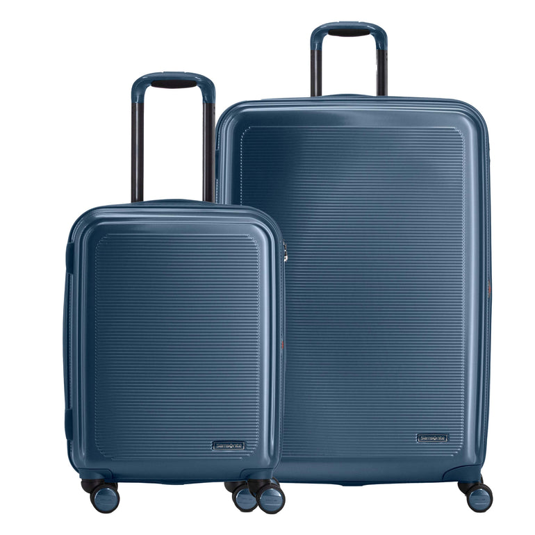 Samsonite Luggage Navy Blue Samsonite Kenya Spinner 2-Piece Luggage Set (Carry-On & Large)
